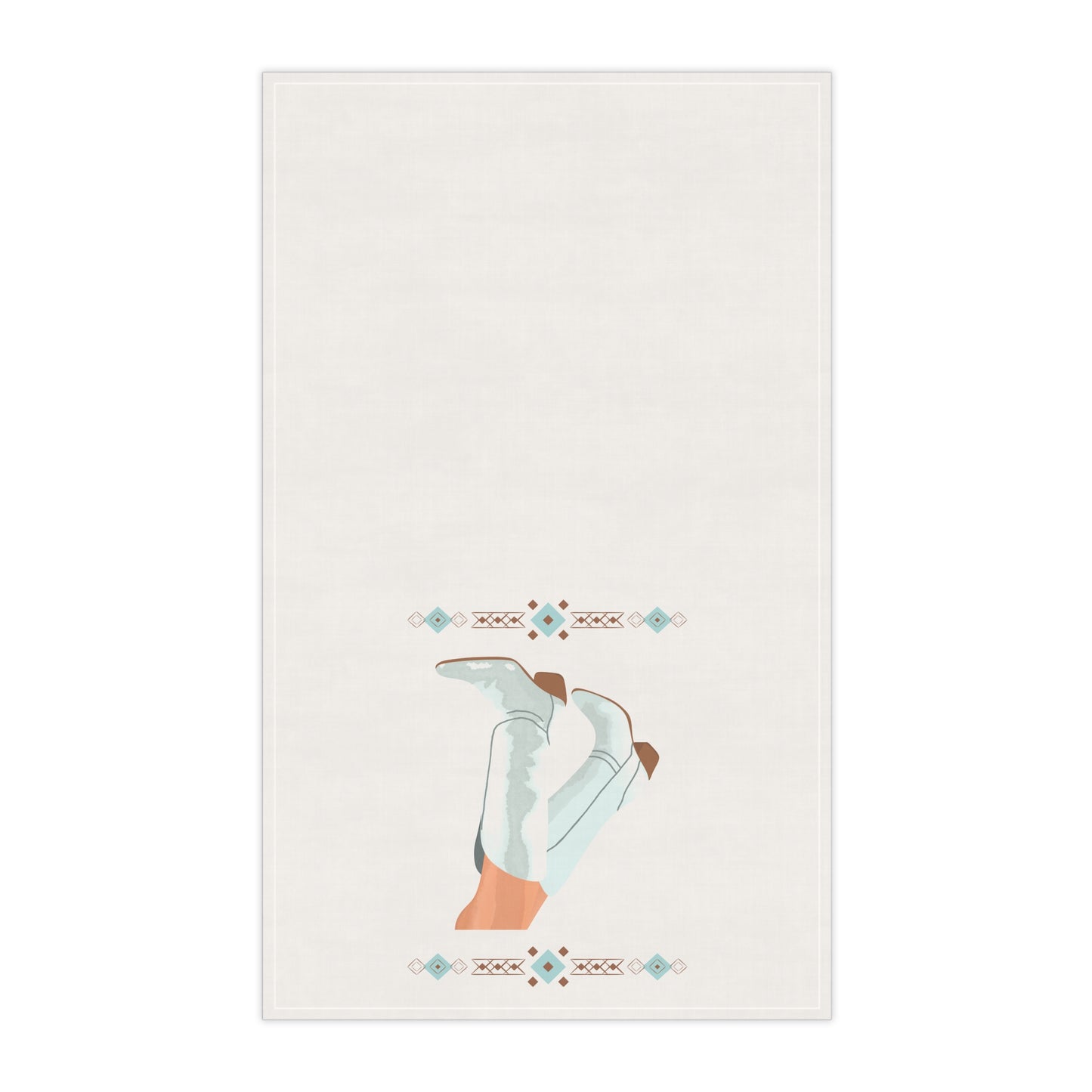 Cowgirl boot Tea Towels, Modern Kitchen or Bar Decor, Artistic Home Gift, Housewarming Present, Bridal Shower Favor