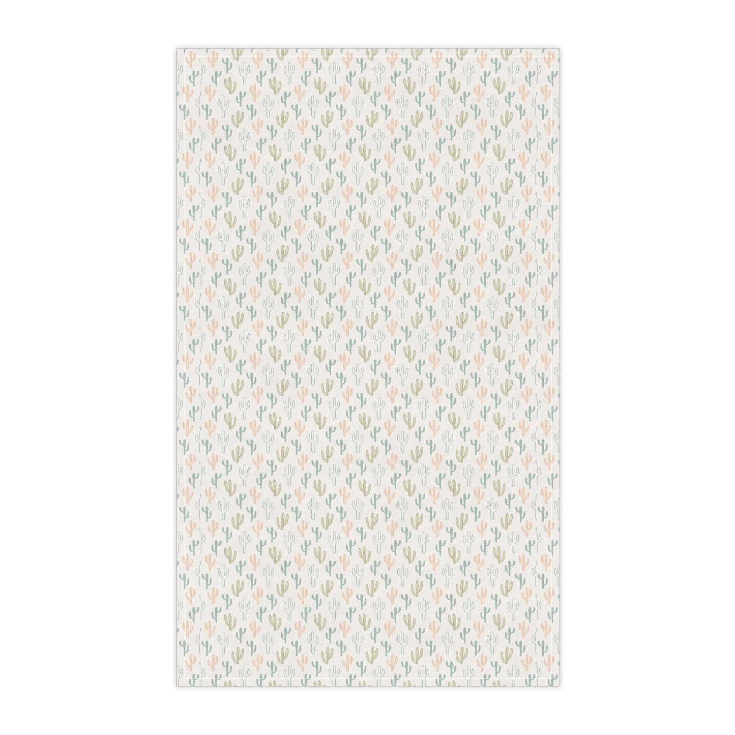 Cactus Print Tea Towels, Western Decor, Natural Cotton Dish Towels, Gift for Home, Rustic Farmhouse Style