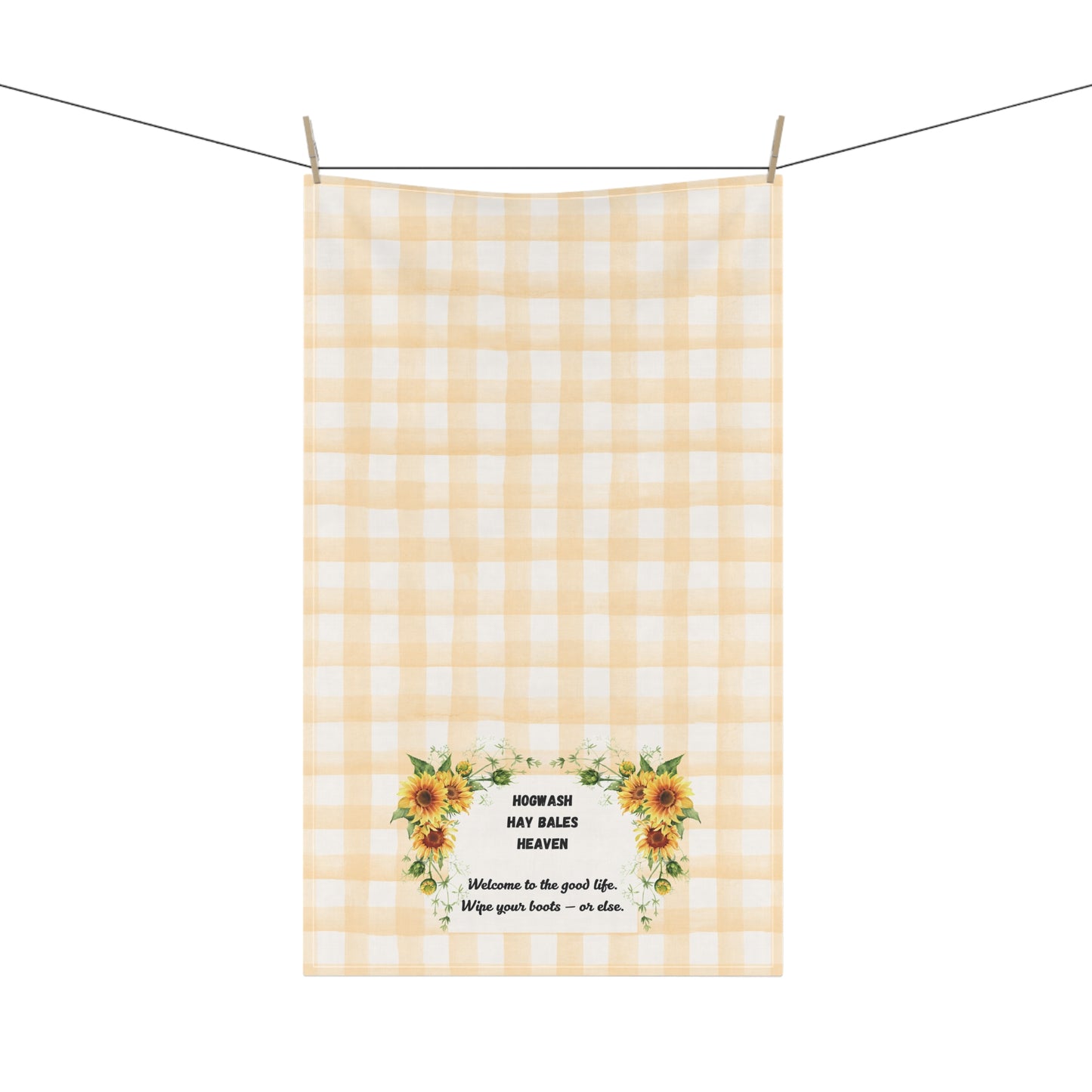 Sunflower Sassy Tea Towels, Rustic Kitchen Decor, Farmhouse Tea Towel, Gift for Home Cooks, Everyday Use, Housewarming