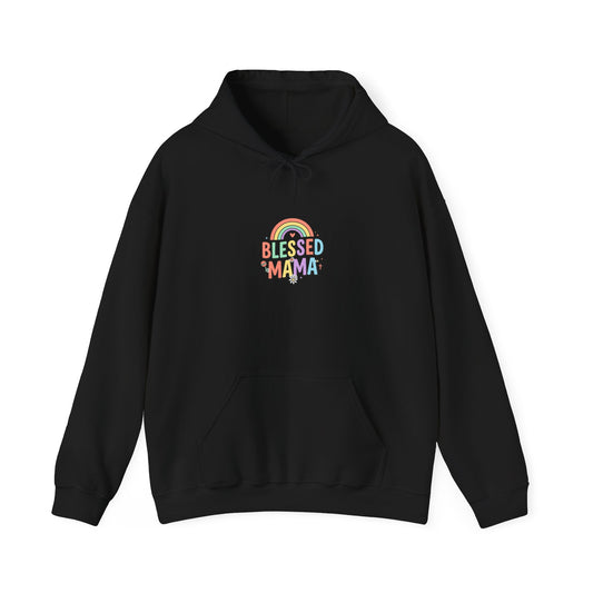 Blessed Mama Rainbow Hoodie | Christian Scripture, Colorful Faith