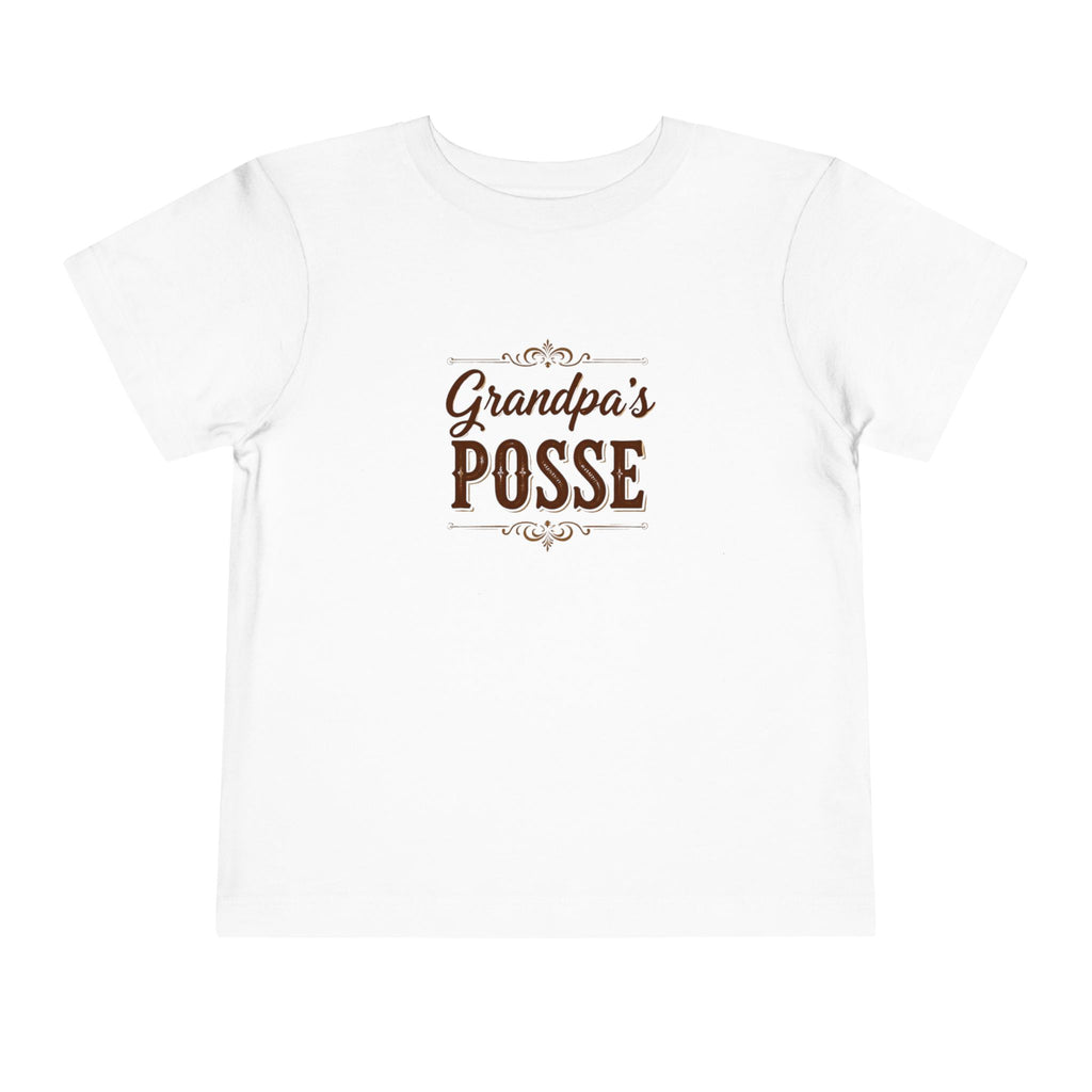 Grandpa's Posse Kids Tee — Cute shirt for kids to wear when visiting Grandpa