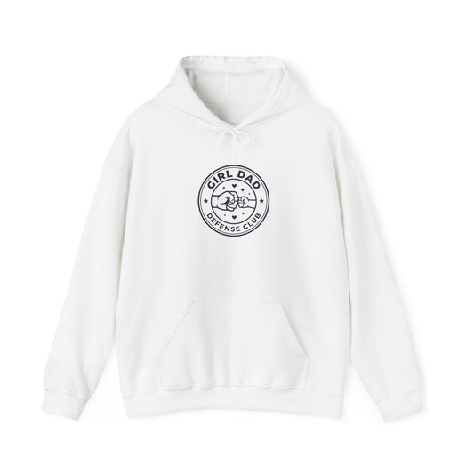 Girl Dad Badge Hoodie | Dad Identity Vintage Typography, Streetwear Dad Hoodie