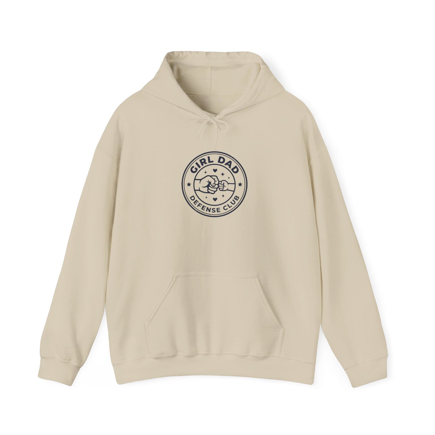 Girl Dad Badge Hoodie | Dad Identity Vintage Typography, Streetwear Dad Hoodie