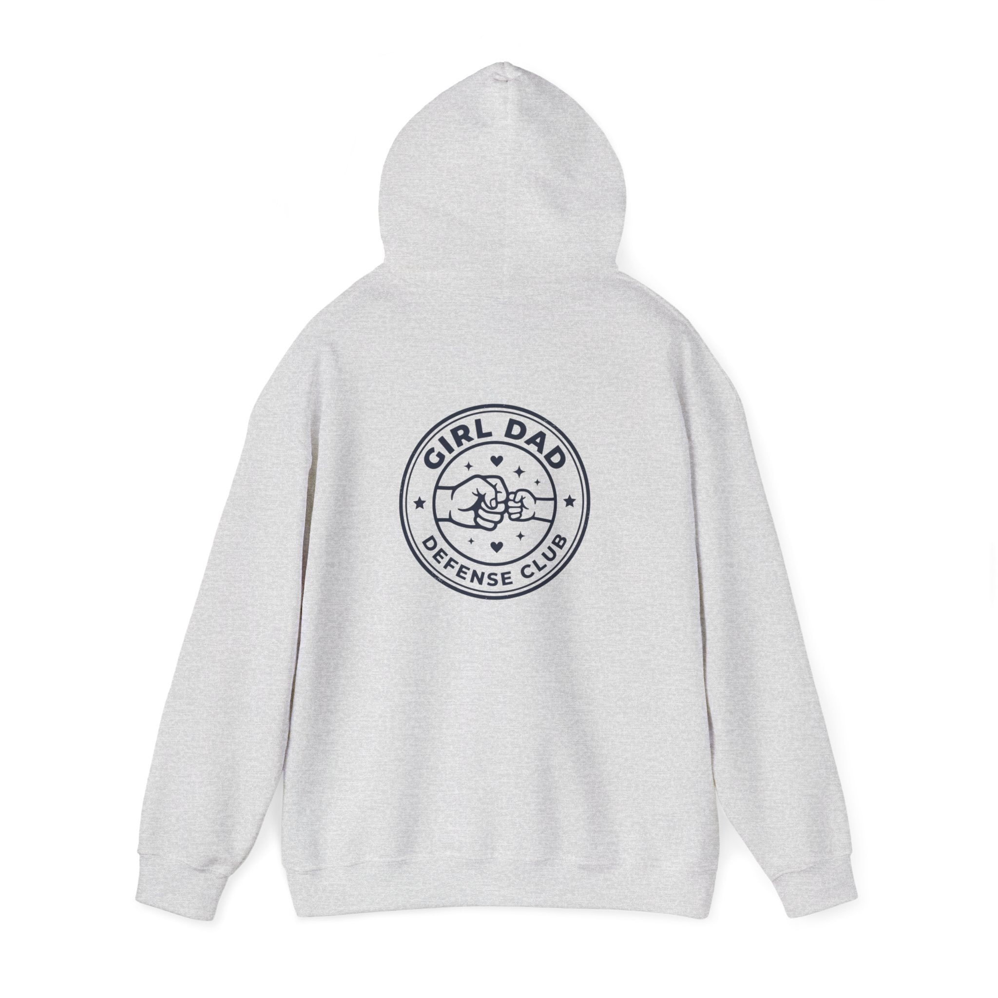 Girl Dad Hoodie — 'Girl Dad Defense Club' Graphic Pullover