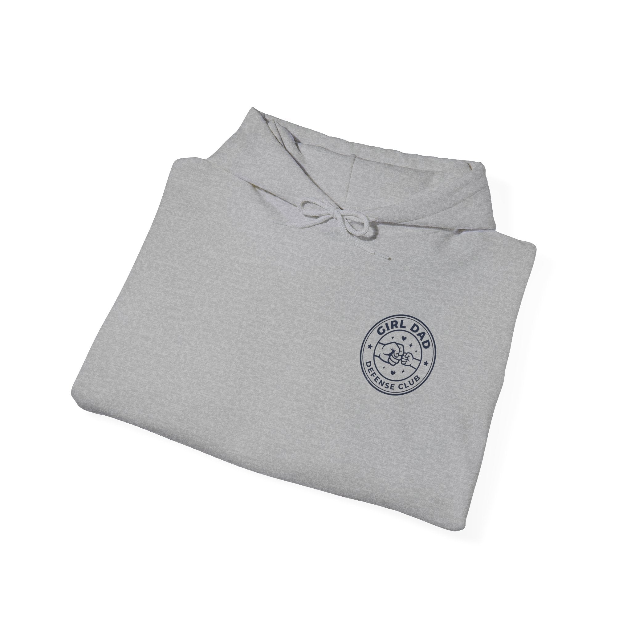 Girl Dad Hoodie — 'Girl Dad Defense Club' Graphic Pullover