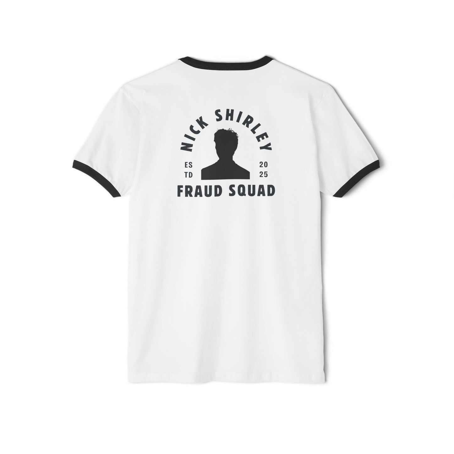 Nick Shirley Fraud Squad Ringer T-Shirt