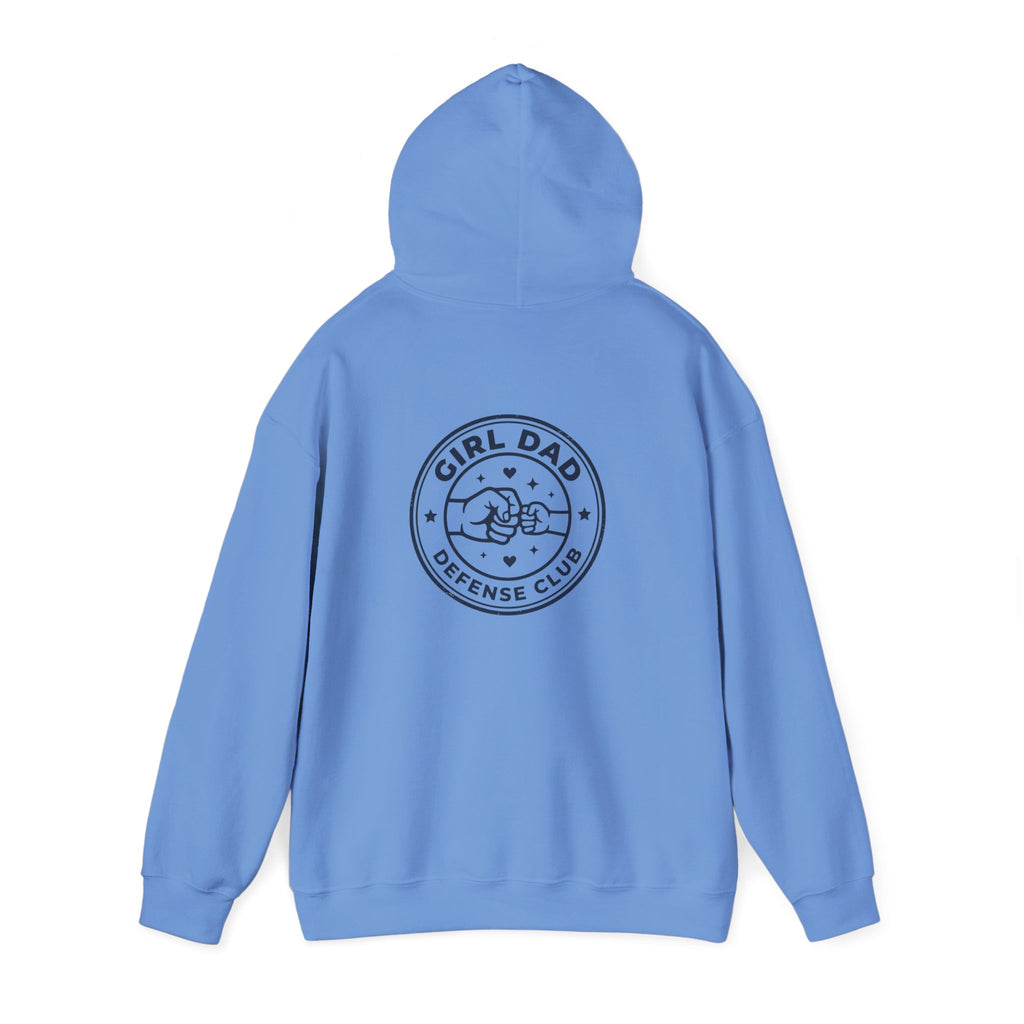 Girl Dad Hoodie — 'Girl Dad Defense Club' Graphic Pullover