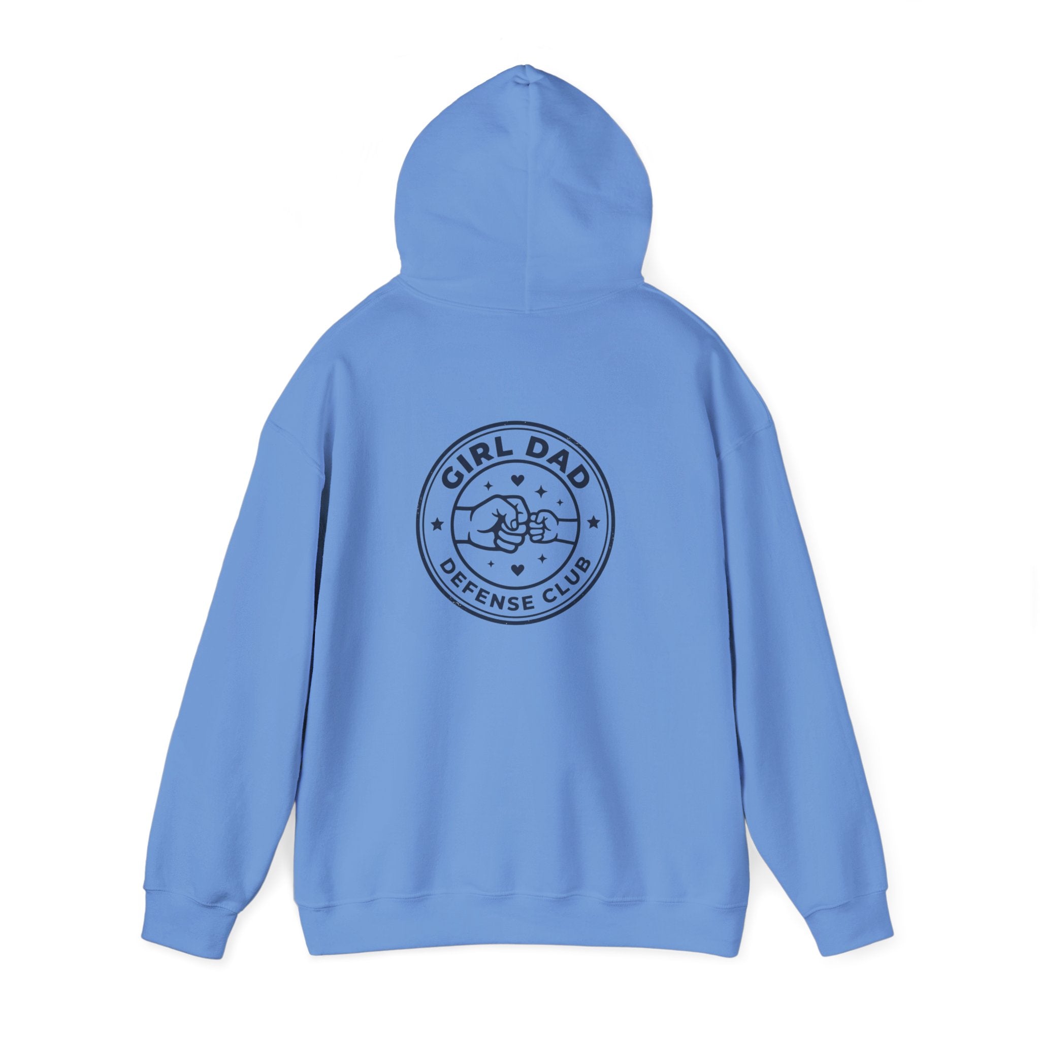 Girl Dad Hoodie — 'Girl Dad Defense Club' Graphic Pullover