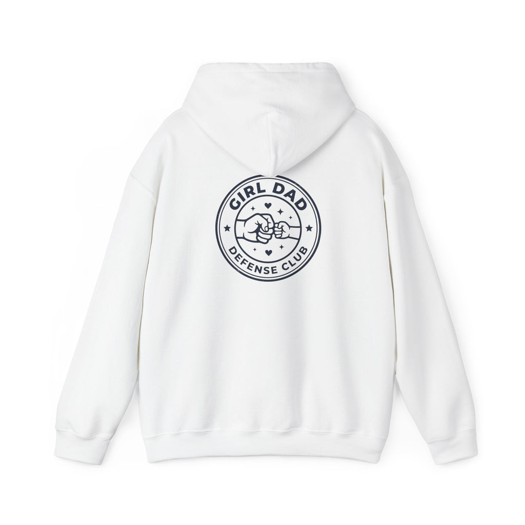 Girl Dad Hoodie — 'Girl Dad Defense Club' Graphic Pullover