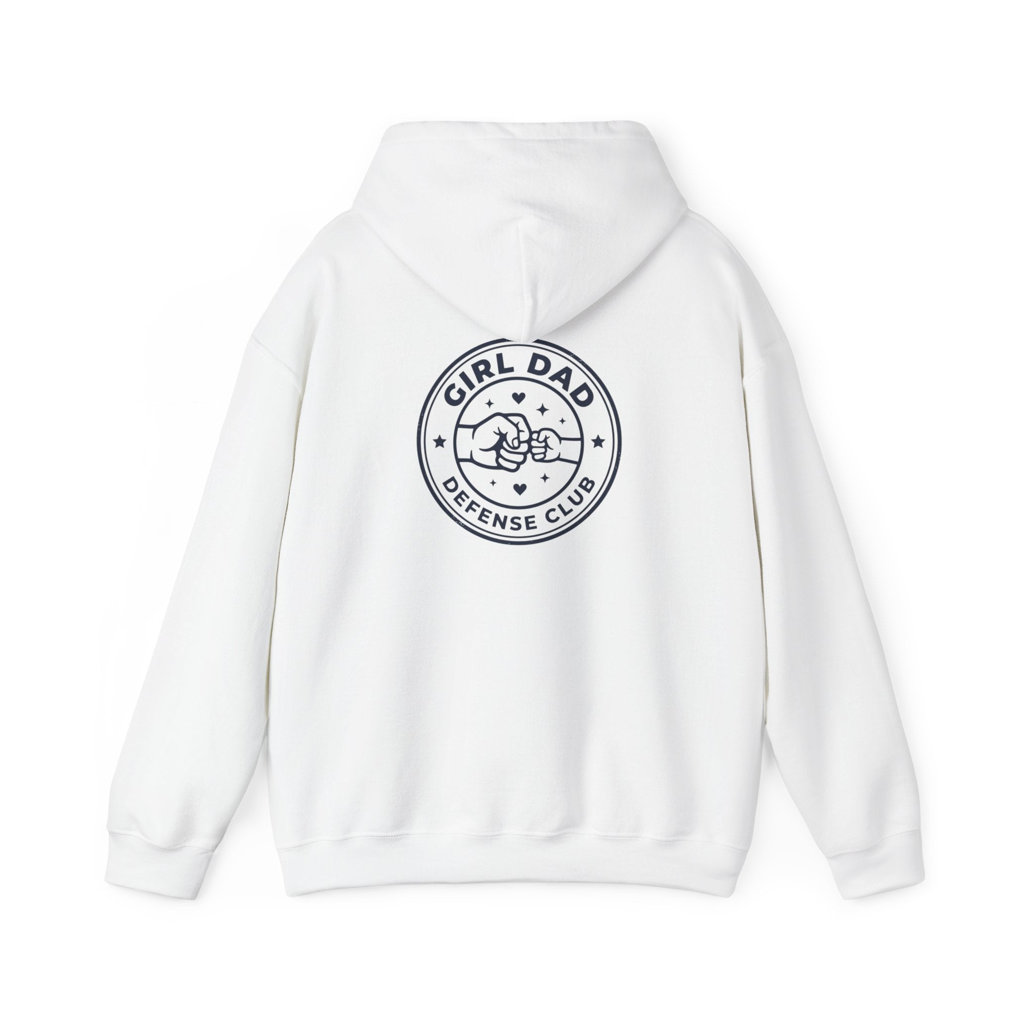 Girl Dad Hoodie — 'Girl Dad Defense Club' Graphic Pullover