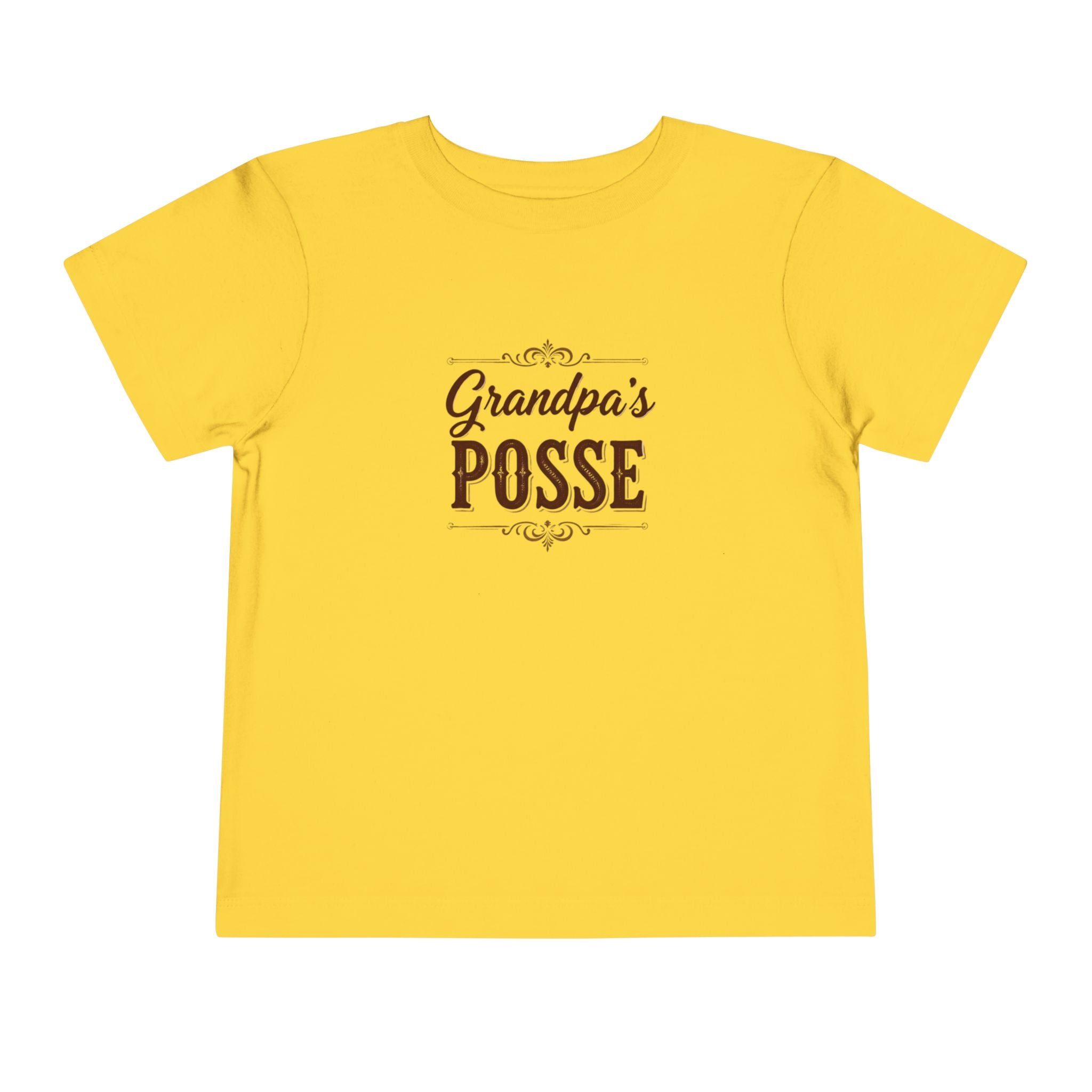 Grandpa's Posse Kids Tee — Cute shirt for kids to wear when visiting Grandpa