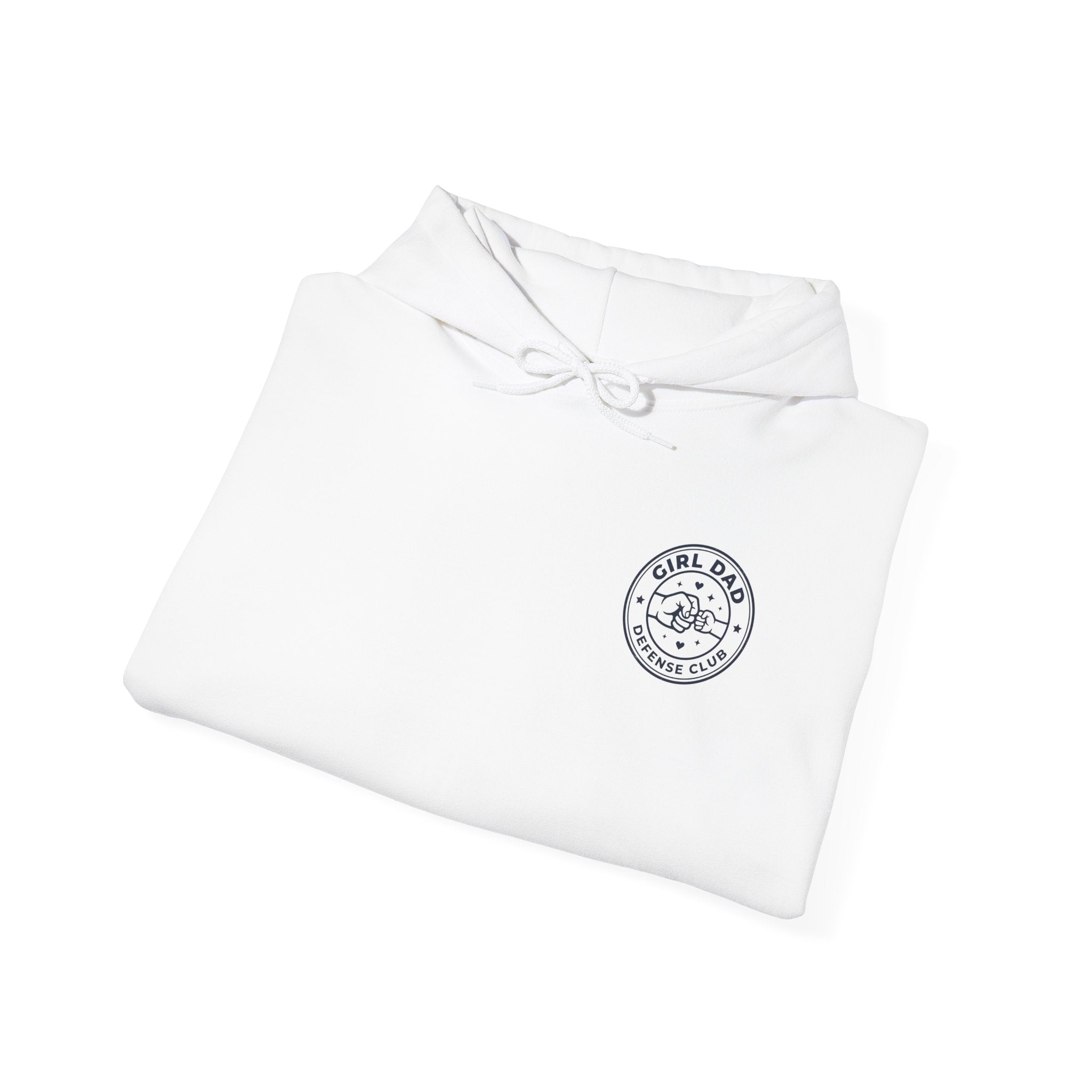 Girl Dad Hoodie — 'Girl Dad Defense Club' Graphic Pullover
