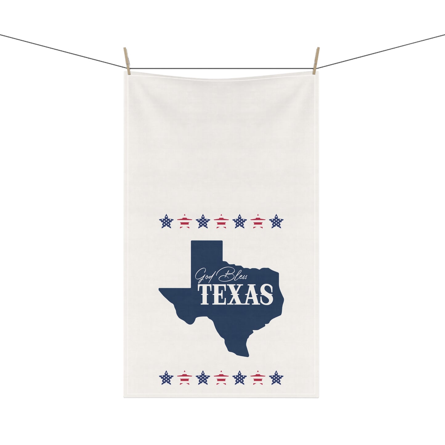 God Bless Texas Themed Tea Towel - Rustic Kitchen and Bar Decor, Farmhouse Decor, Gift for Texas Lovers, Patriotic Kitchen Towels, BBQ Accessories