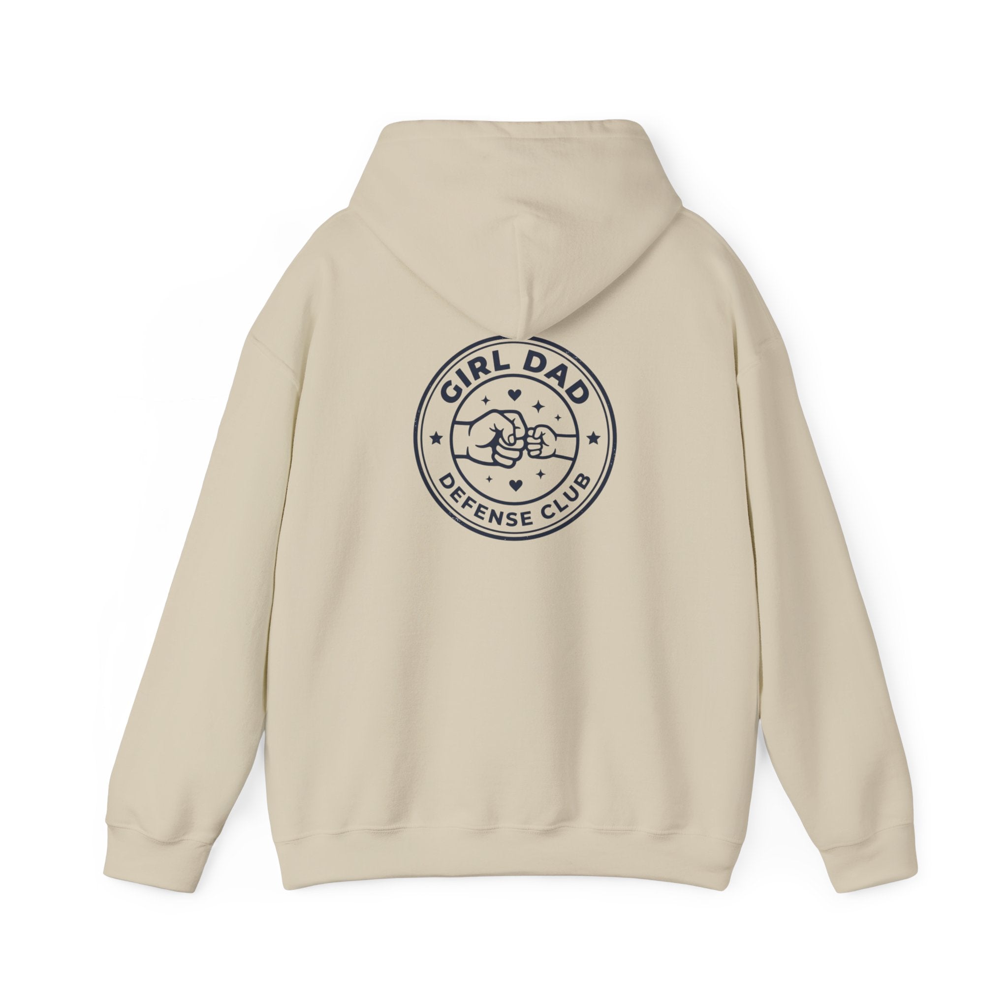 Girl Dad Hoodie — 'Girl Dad Defense Club' Graphic Pullover