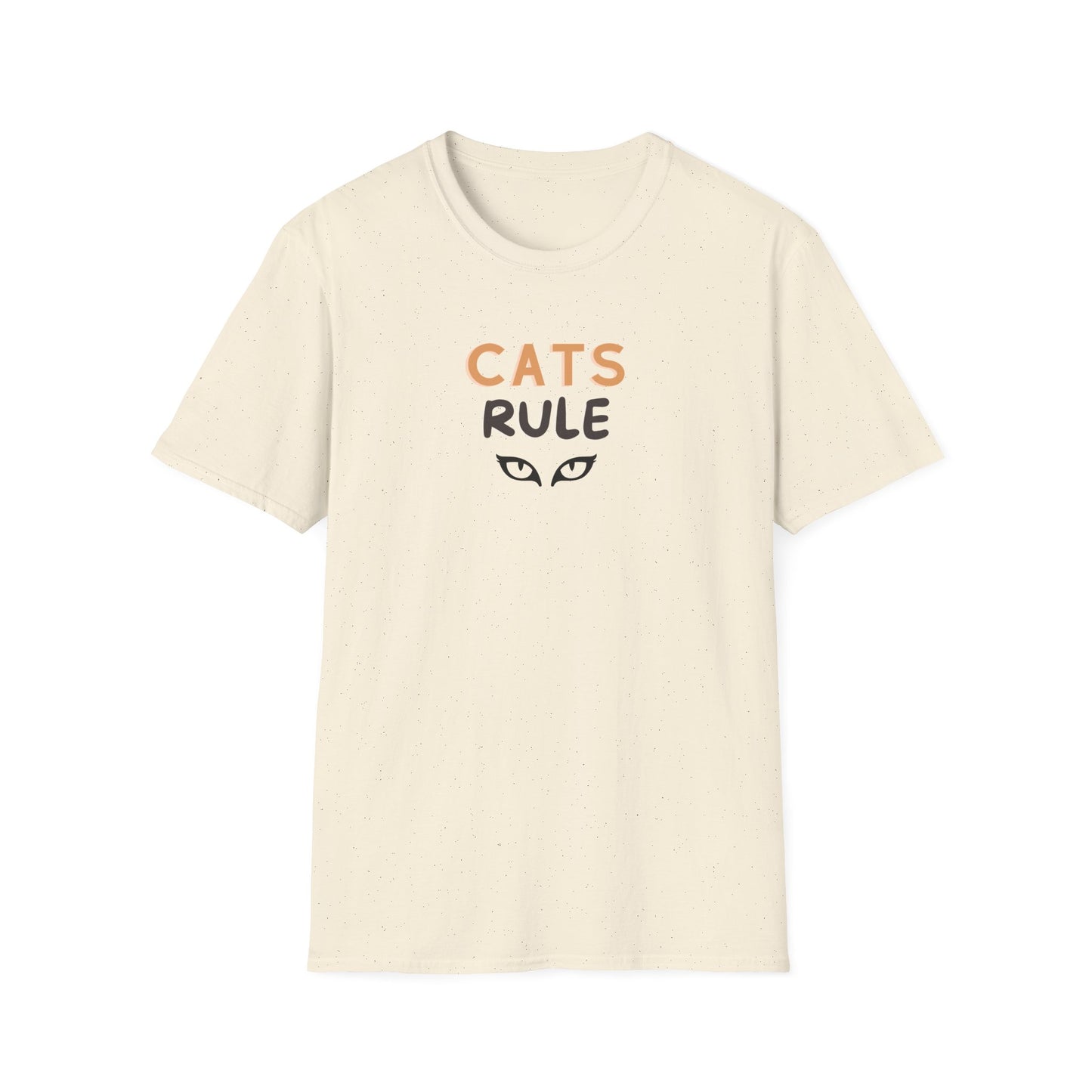 Cats Rule T‑Shirt — Cute Cat Eyes Graphic Tee for Cat Lovers