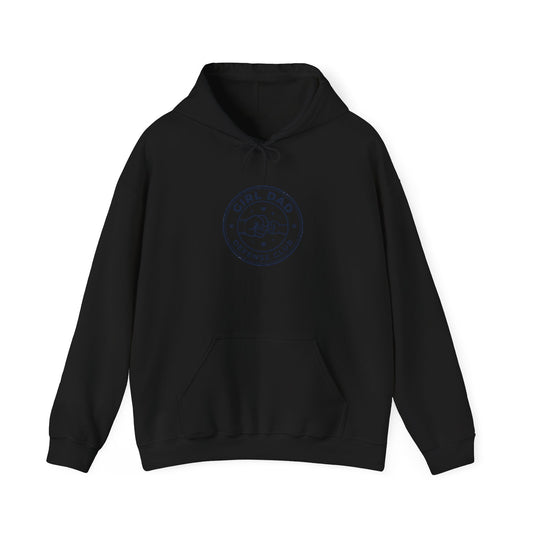 Girl Dad Badge Hoodie | Dad Identity Vintage Typography, Streetwear Dad Hoodie