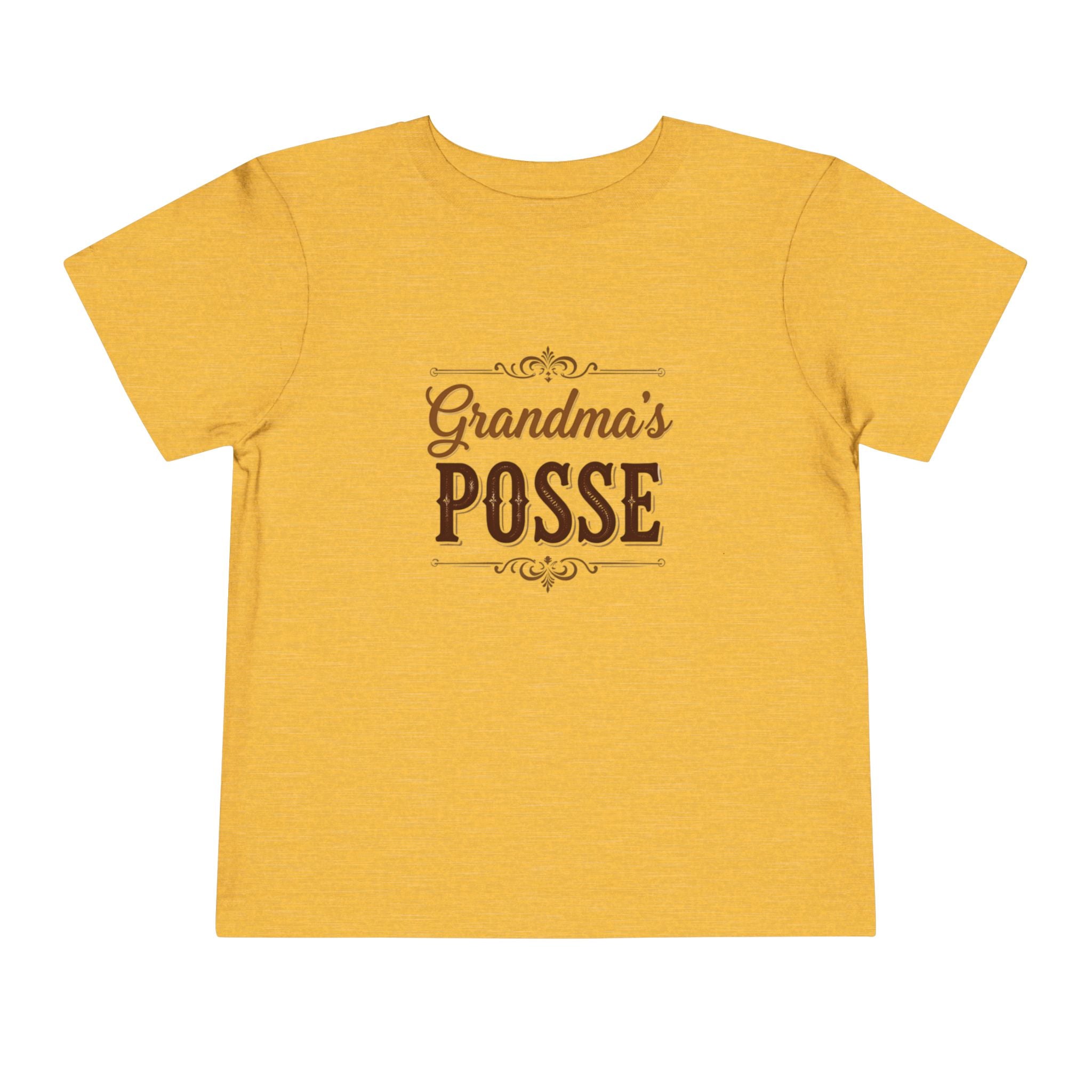 Grandma's Posse Toddler Tee — Cute Kids' Grandma Shirt