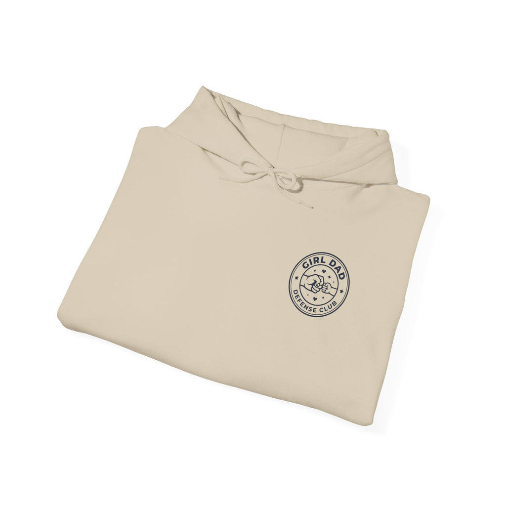Girl Dad Hoodie — 'Girl Dad Defense Club' Graphic Pullover