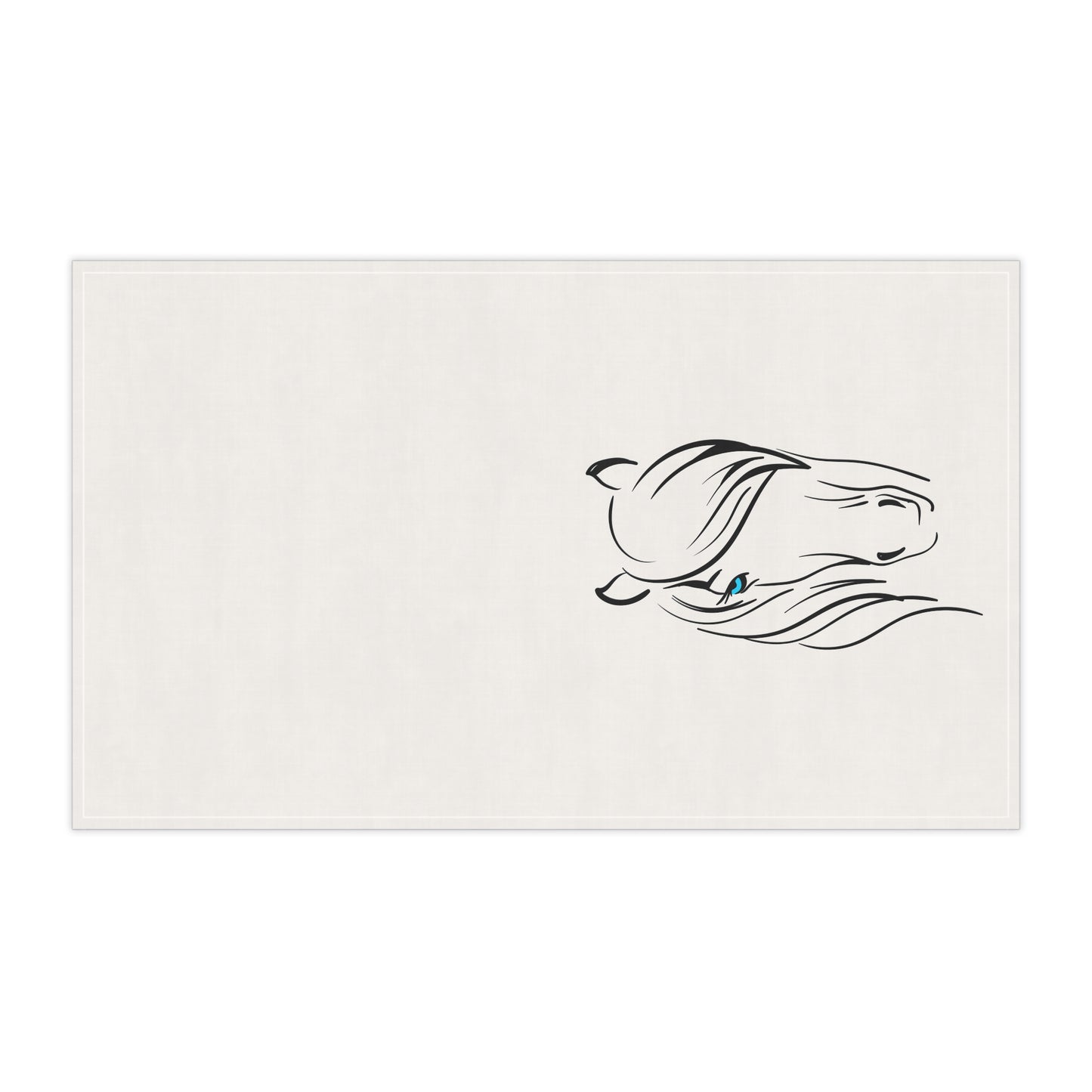 Elegant Horse Tea Towels, Farmhouse Kitchen Decor, Animal Lover Gift, Boho Home Accessories, Elegant Equine Kitchen Towels, Unique Horse Art