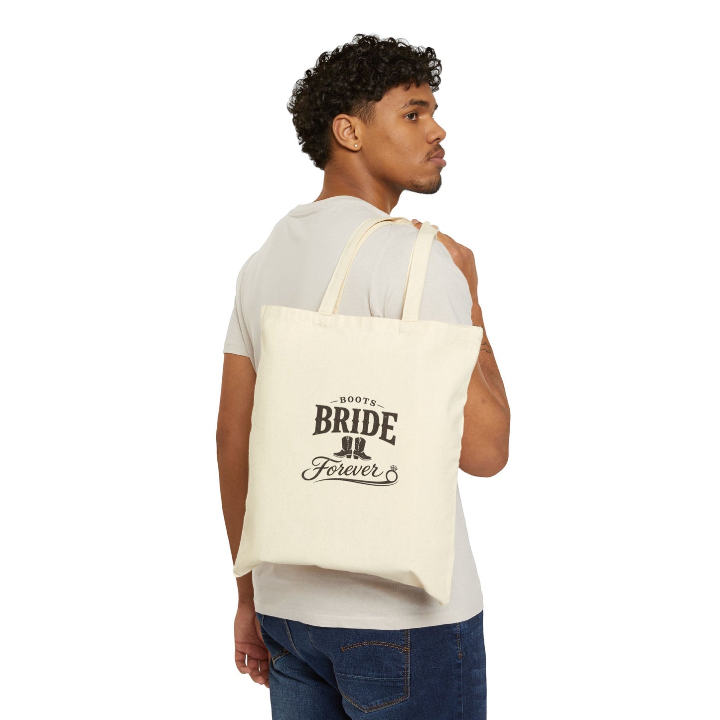 Bride Forever Tote | Engaged Bride Era, Script Vintage Slogan