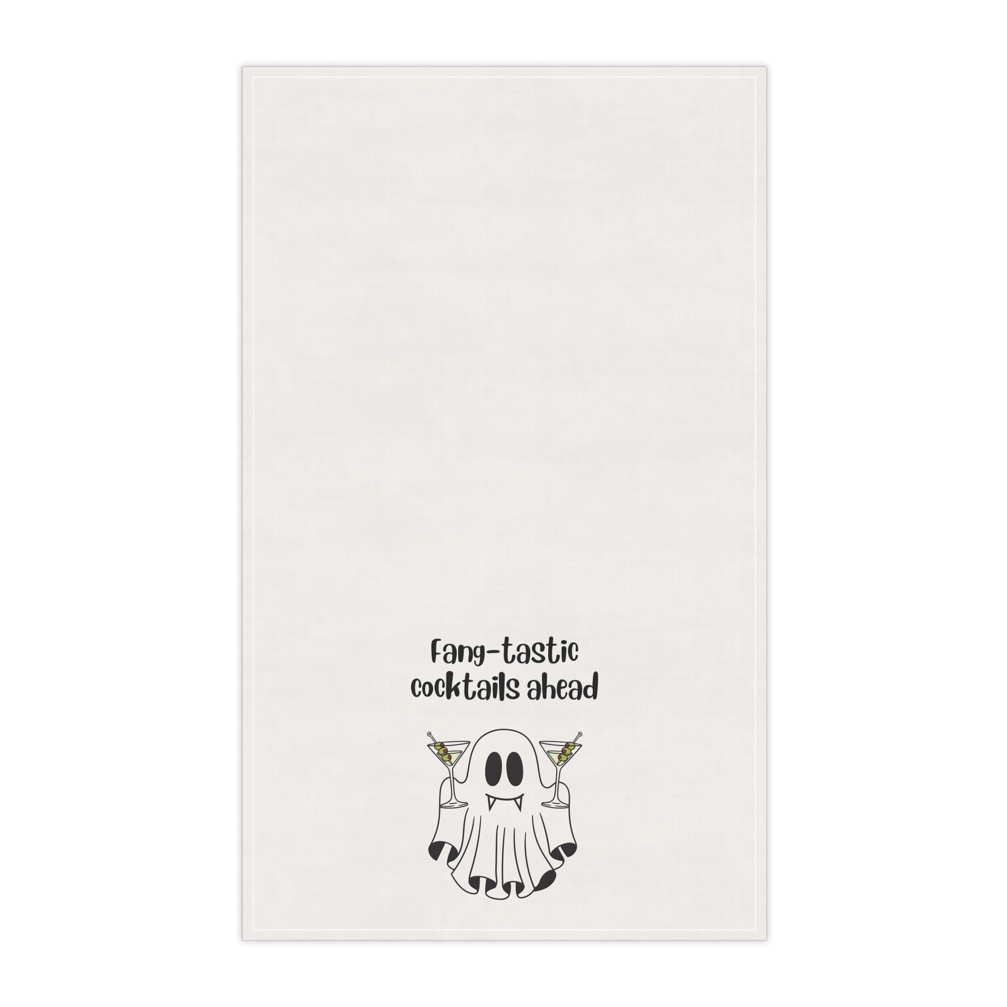 Spooky Ghost Tea Towels - Fang-tastic Cocktails Ahead, Halloween Kitchen Decor, Ghost Party Supplies, Unique Gift for Home, [...]