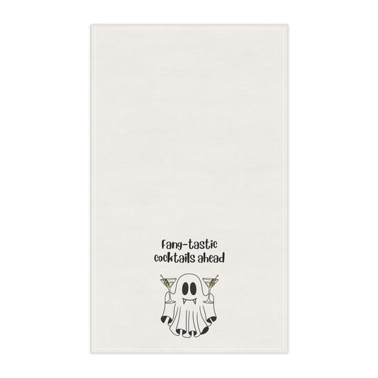 Spooky Ghost Tea Towels - Fang-tastic Cocktails Ahead, Halloween Kitchen Decor, Ghost Party Supplies, Unique Gift for Home, [...]