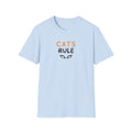 Cats Rule T‑Shirt — Cute Cat Eyes Graphic Tee for Cat Lovers