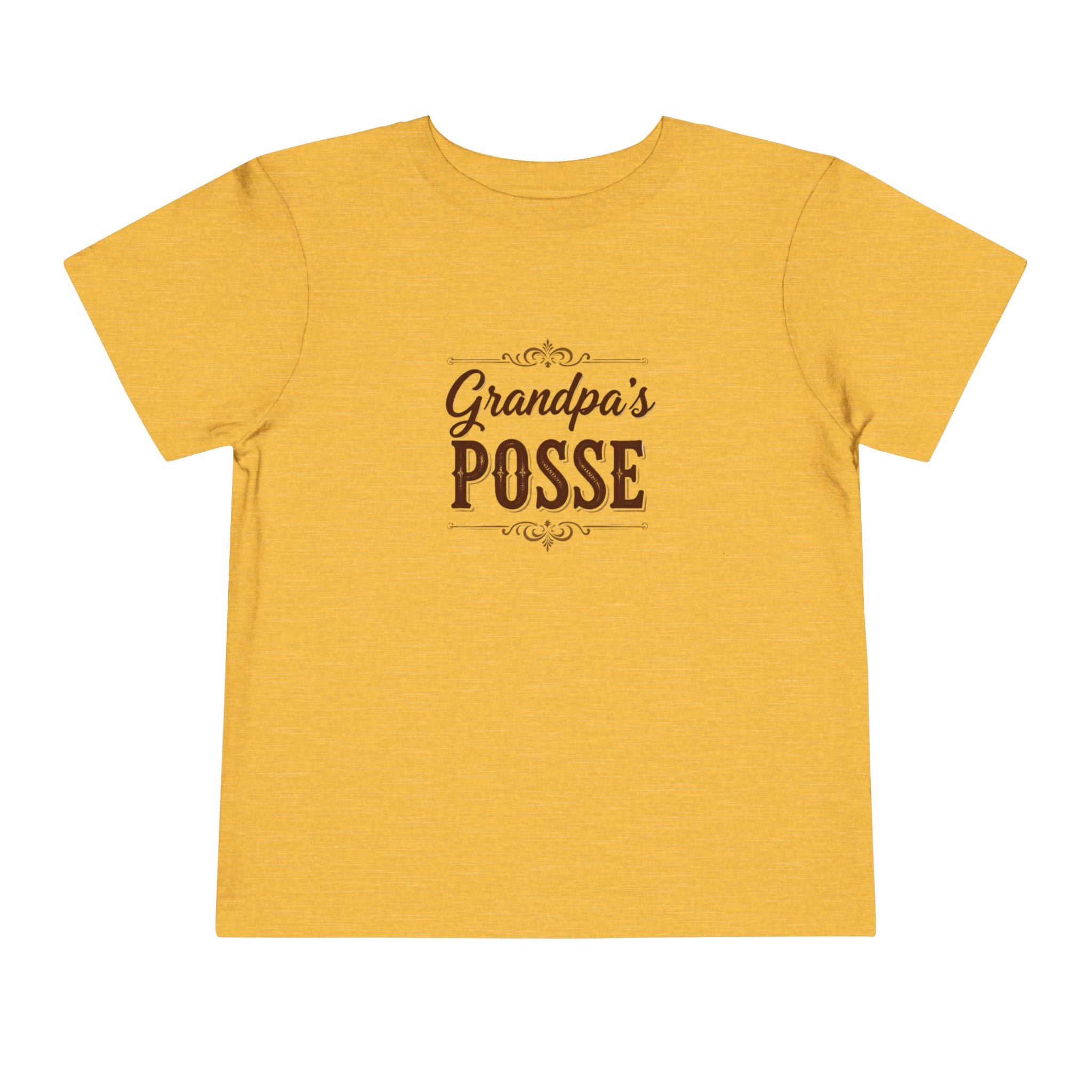 Grandpa's Posse Kids Tee — Cute shirt for kids to wear when visiting Grandpa