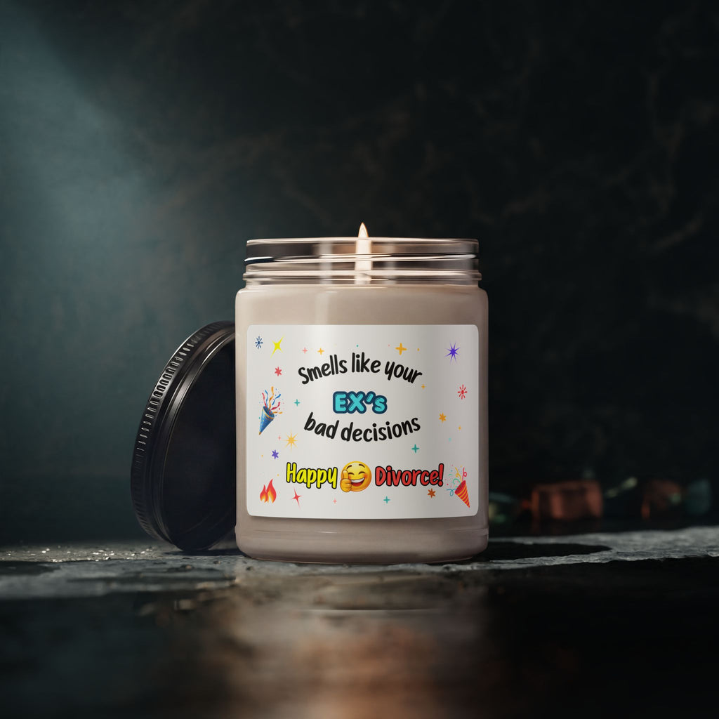 Divorce Party Soy Candle — "Smells Like Your Ex's Bad Decisions" 9oz