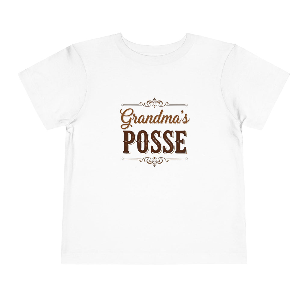 Grandma's Posse Toddler Tee — Cute Kids' Grandma Shirt