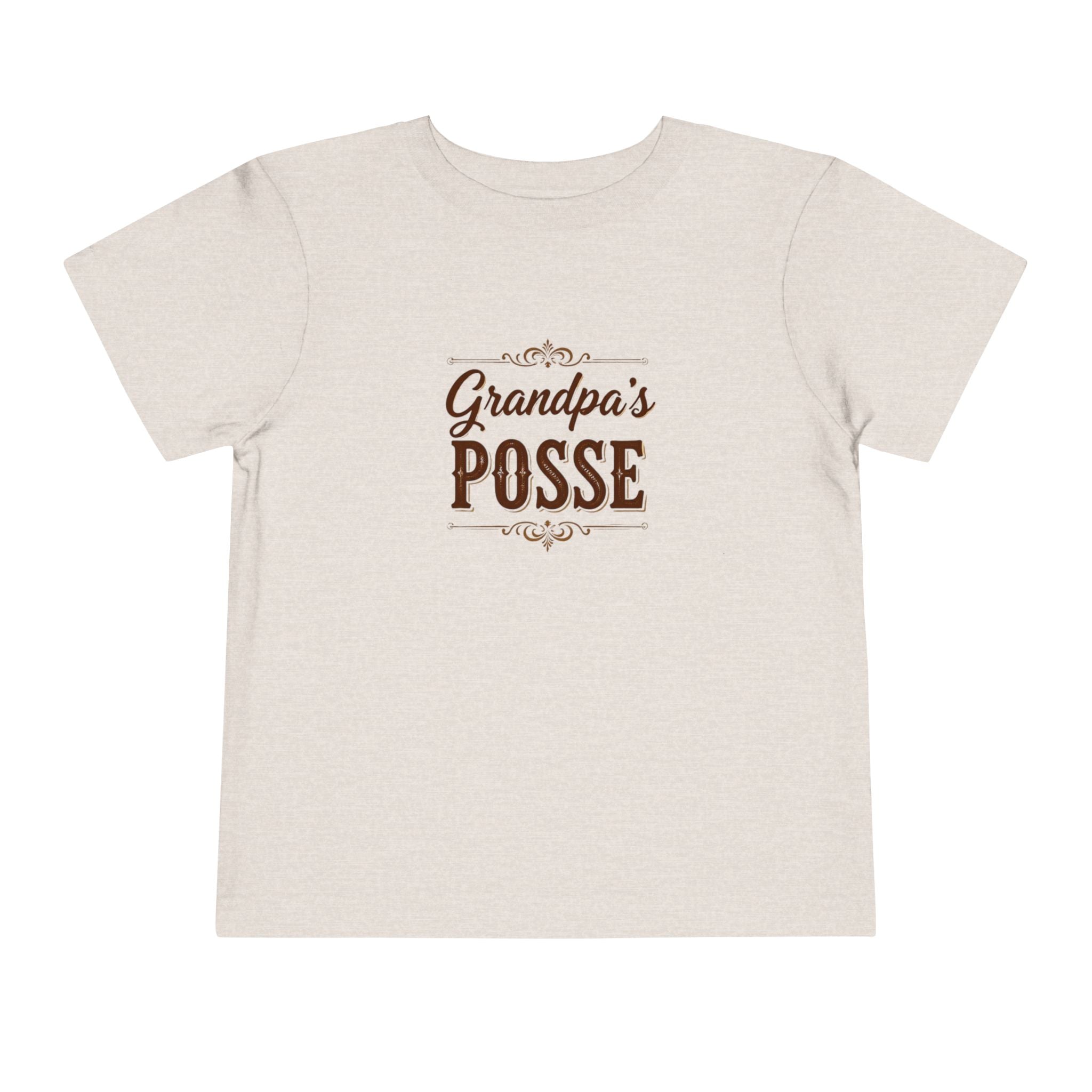 Grandpa's Posse Kids Tee — Cute shirt for kids to wear when visiting Grandpa