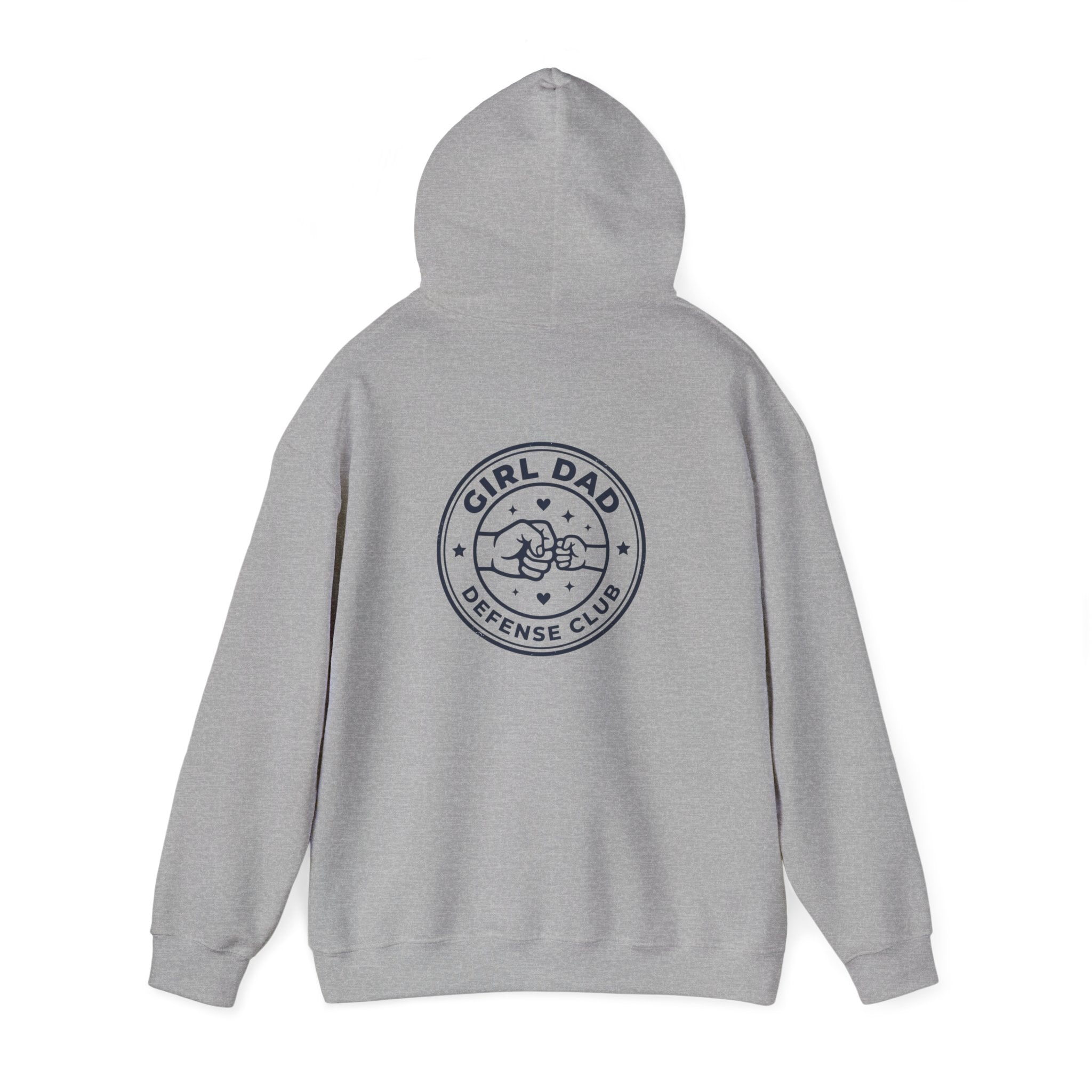 Girl Dad Hoodie — 'Girl Dad Defense Club' Graphic Pullover