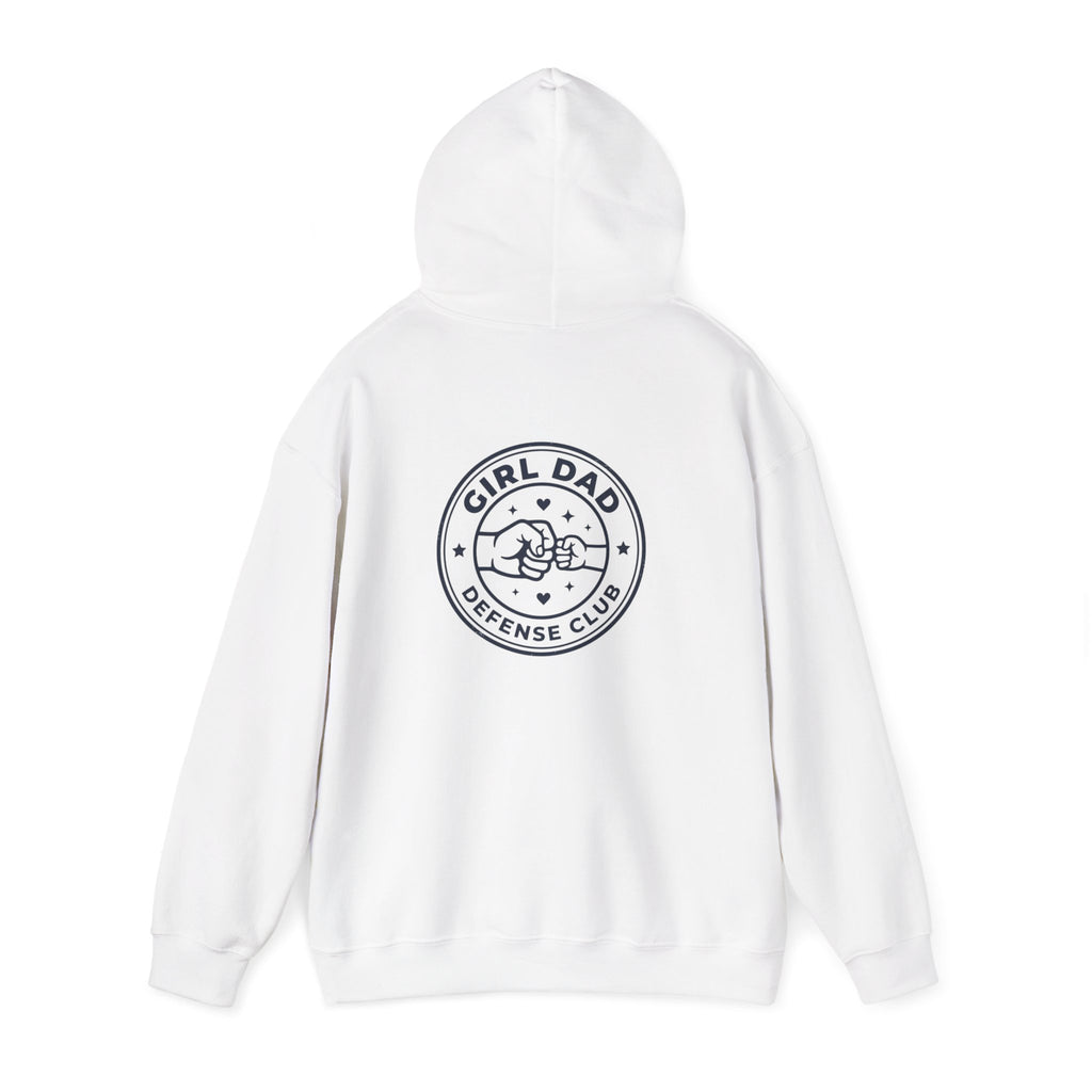 Girl Dad Hoodie — 'Girl Dad Defense Club' Graphic Pullover