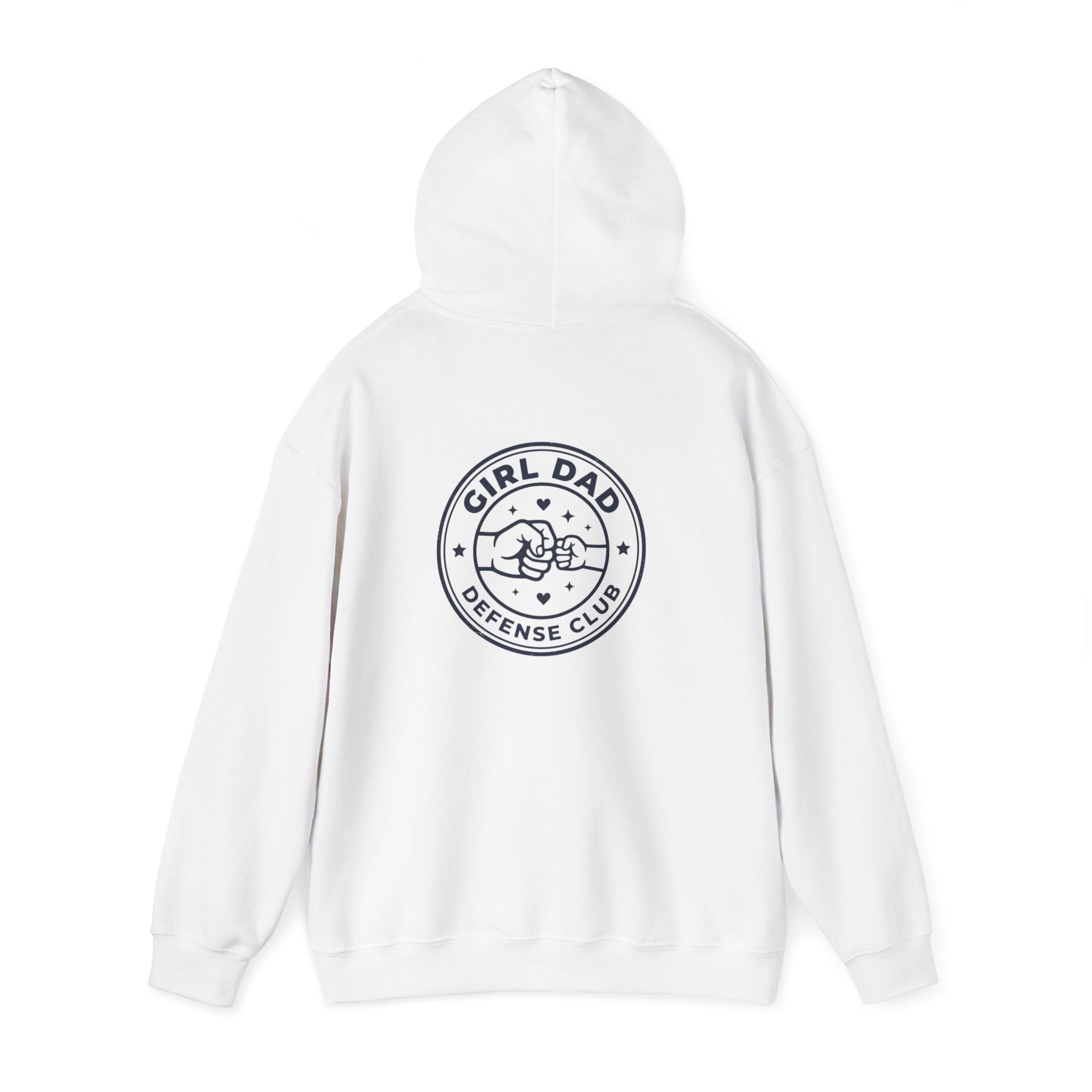 Girl Dad Hoodie — 'Girl Dad Defense Club' Graphic Pullover