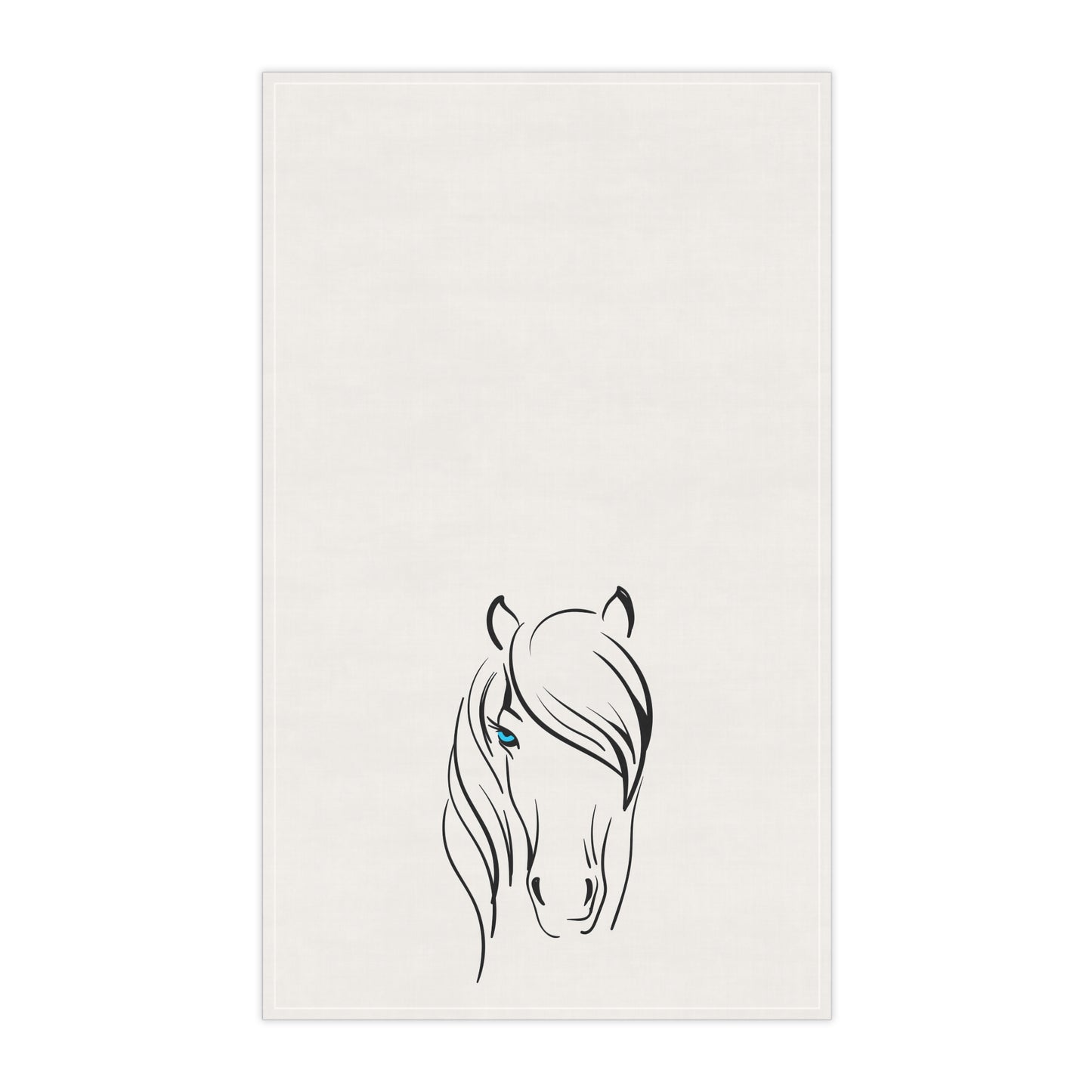 Elegant Horse Tea Towels, Farmhouse Kitchen Decor, Animal Lover Gift, Boho Home Accessories, Elegant Equine Kitchen Towels, Unique Horse Art