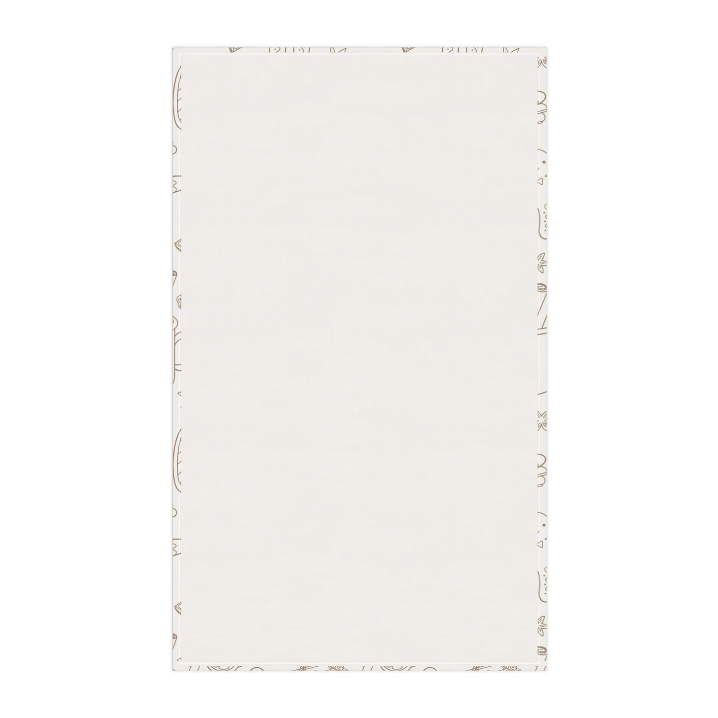 Holiday Hot Cocoa & Gingerbread Tea Towel — Festive Kitchen Dish Towel