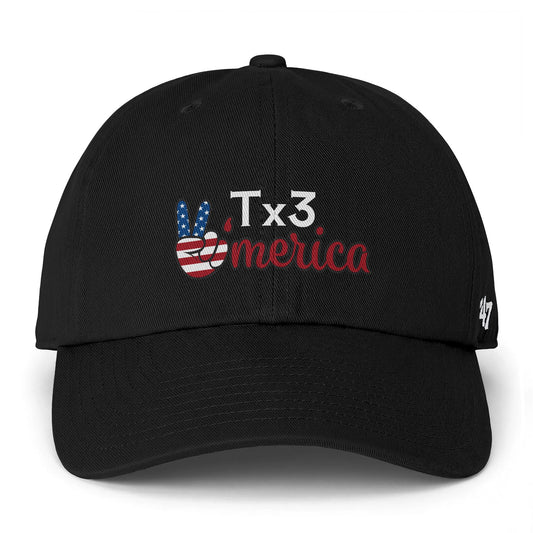 TX3 'merica low profile dad hat