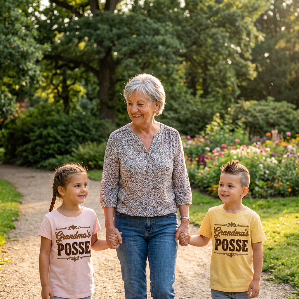 Grandma's Posse Toddler Tee — Cute Kids' Grandma Shirt