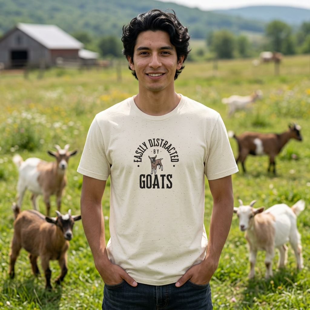 Easily Distracted by Goats T-Shirt