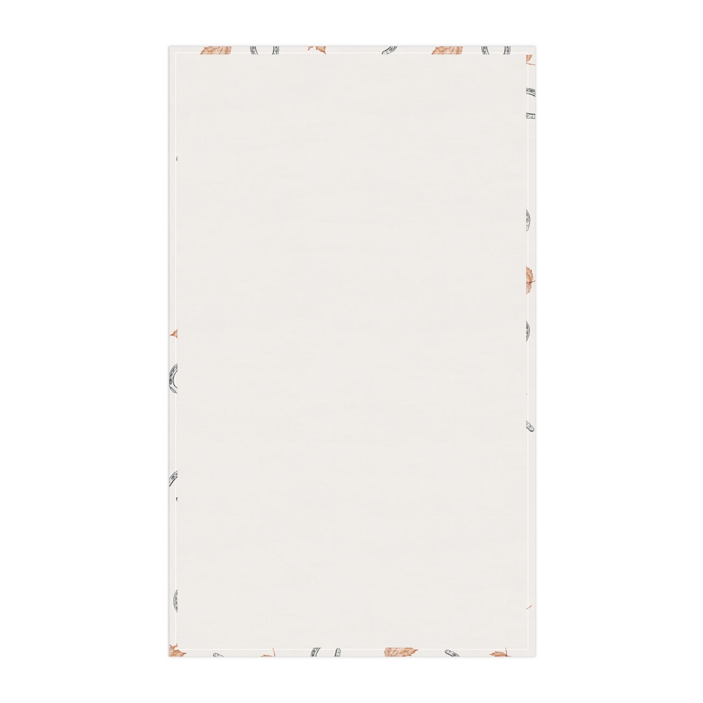 Fall leaves and horseshoes Autumn-Inspired Tea Towels, Cozy Kitchen Decor, Farmhouse Style, Gift for Homeowners, Ideal for Fall Cooking