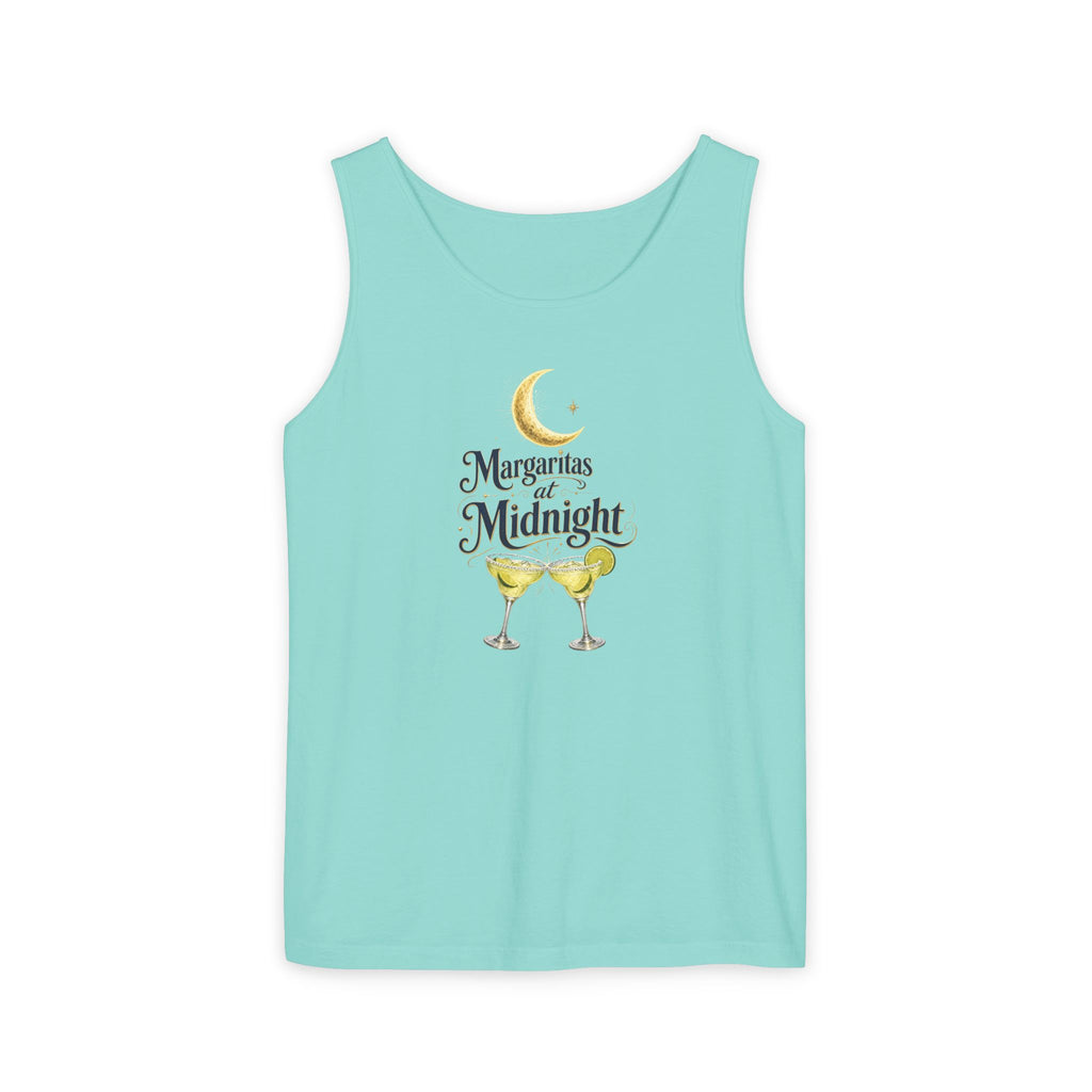 Margaritas at Midnight Tank Top — Women’s/Unisex Cocktail Moon Graphic Tank