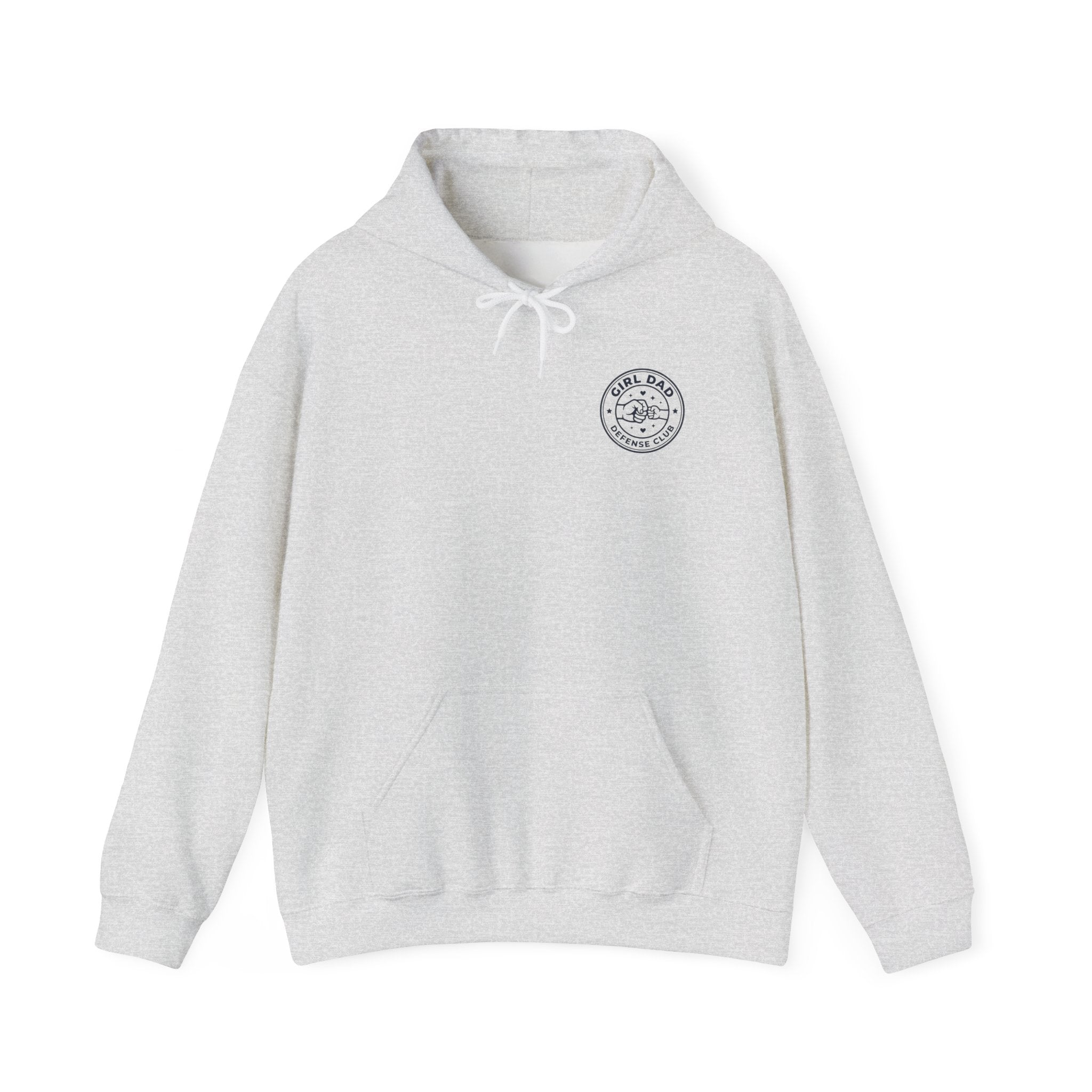 Girl Dad Hoodie — 'Girl Dad Defense Club' Graphic Pullover