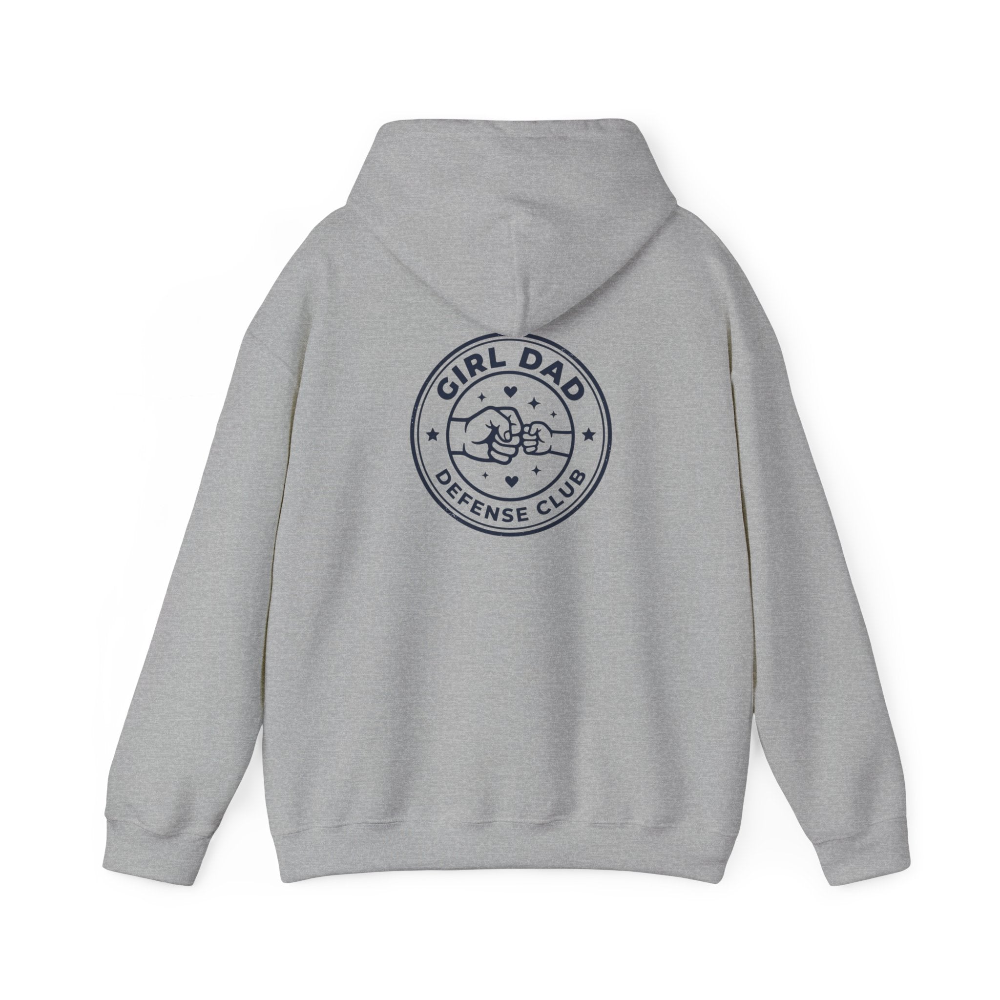 Girl Dad Hoodie — 'Girl Dad Defense Club' Graphic Pullover