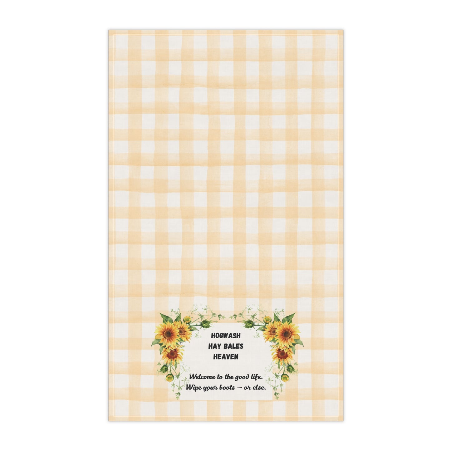 Sunflower Sassy Tea Towels, Rustic Kitchen Decor, Farmhouse Tea Towel, Gift for Home Cooks, Everyday Use, Housewarming