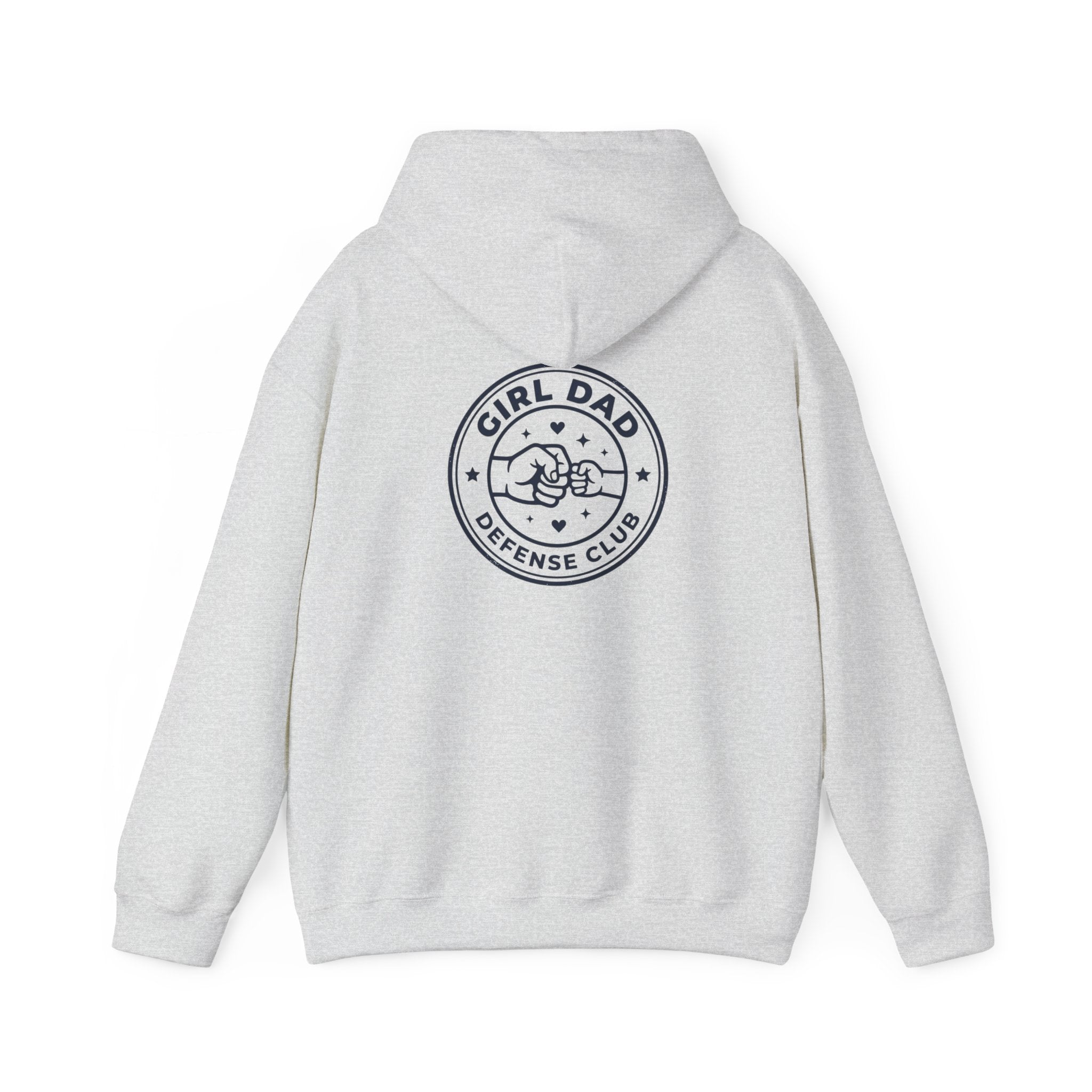 Girl Dad Hoodie — 'Girl Dad Defense Club' Graphic Pullover
