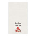 Tea Towel - "Dear Santa, Define 'good'" Christmas Cotton Kitchen Towel, Funny holiday towel, white elephant gift, hostess gift