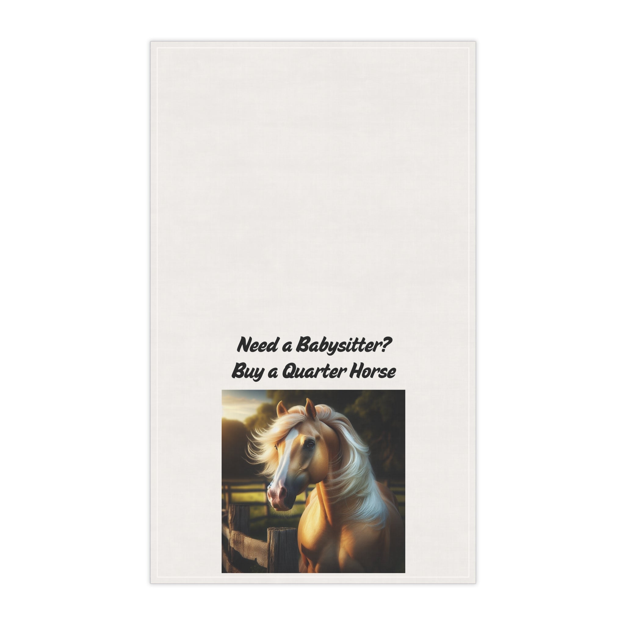 Quarter Horse loving Funny Kitchen Decor, Gift for Horse Lovers, Equestrian Home, Farmhouse Kitchen, Unique Hostess Gift