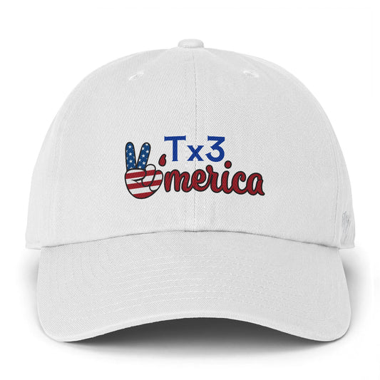TX3 'merica low profile dad hat