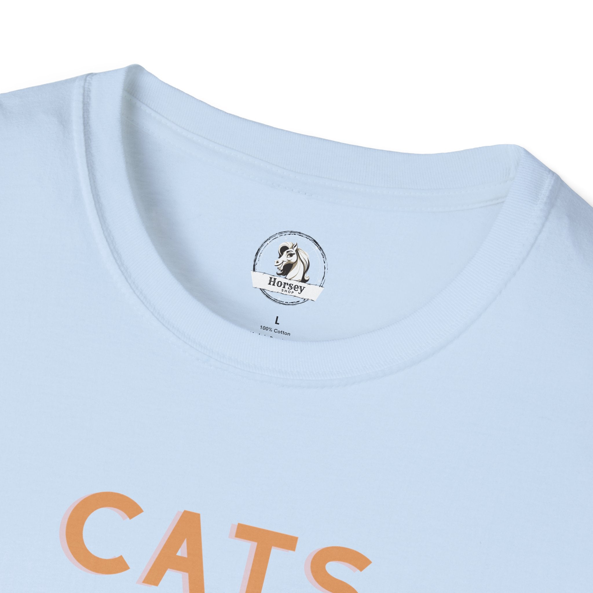 Cats Rule T‑Shirt — Cute Cat Eyes Graphic Tee for Cat Lovers