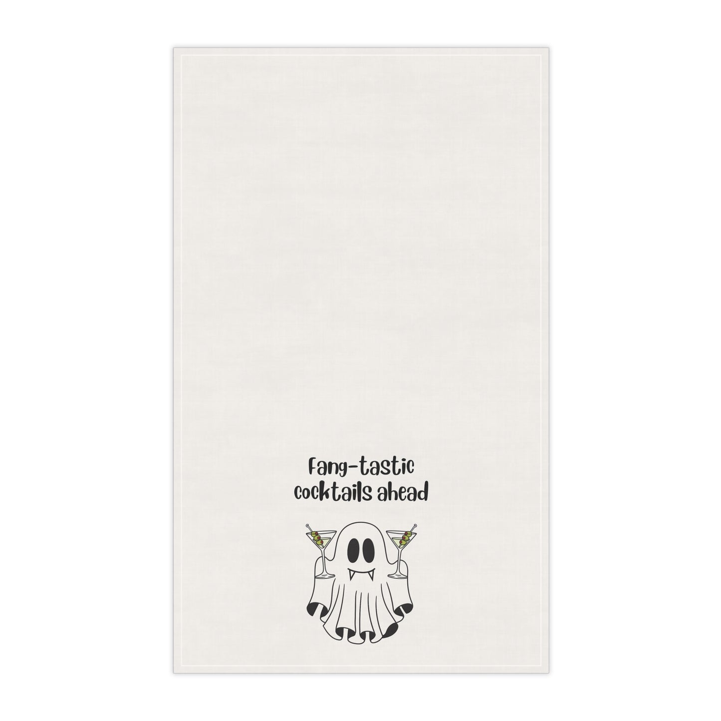 Spooky Ghost Tea Towels - Fang-tastic Cocktails Ahead, Halloween Kitchen Decor, Ghost Party Supplies, Unique Gift for Home, [...]